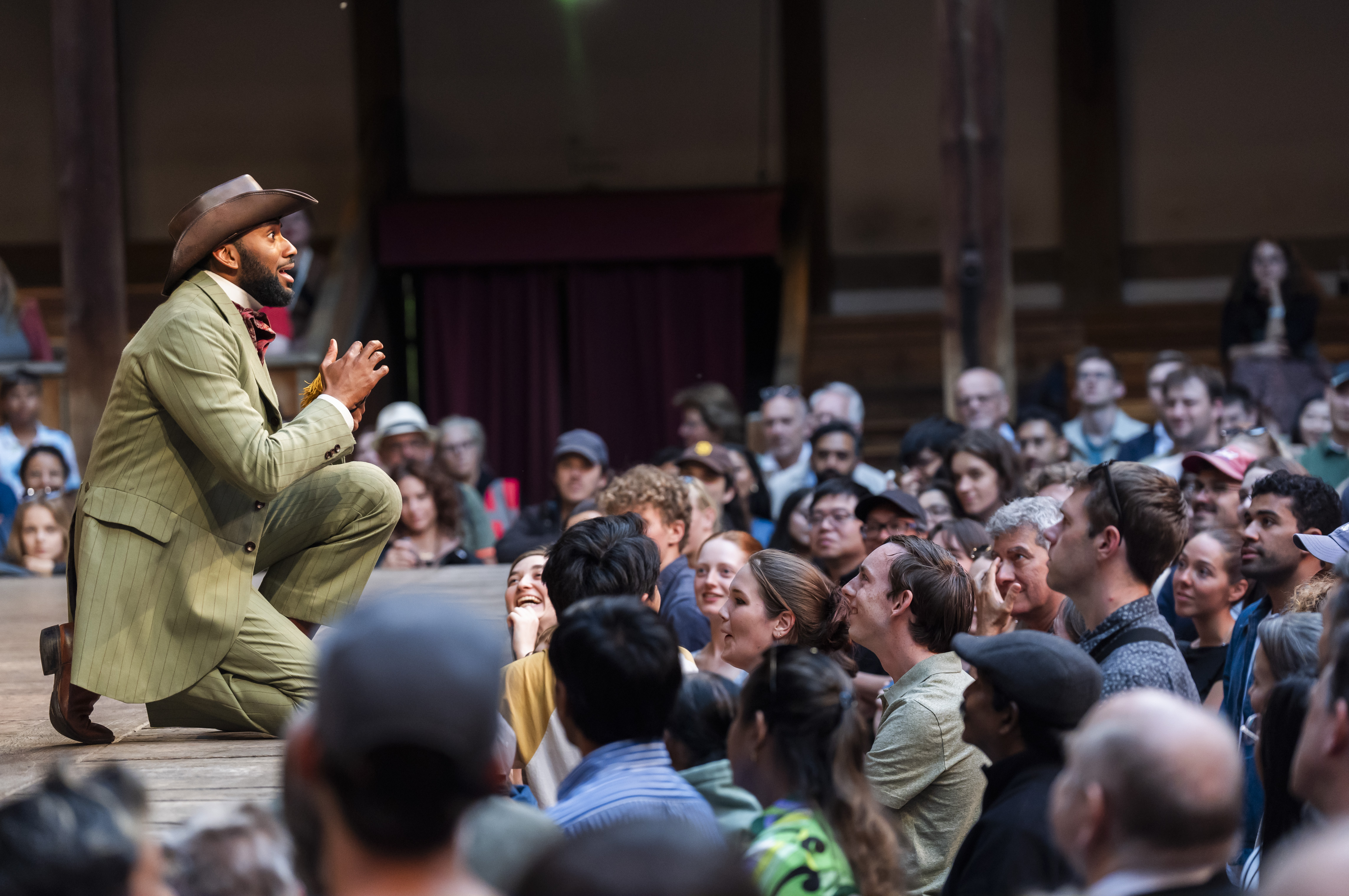 Michael Elcock as Mercutio in Romeo and Juliet at Shakespeare's Globe