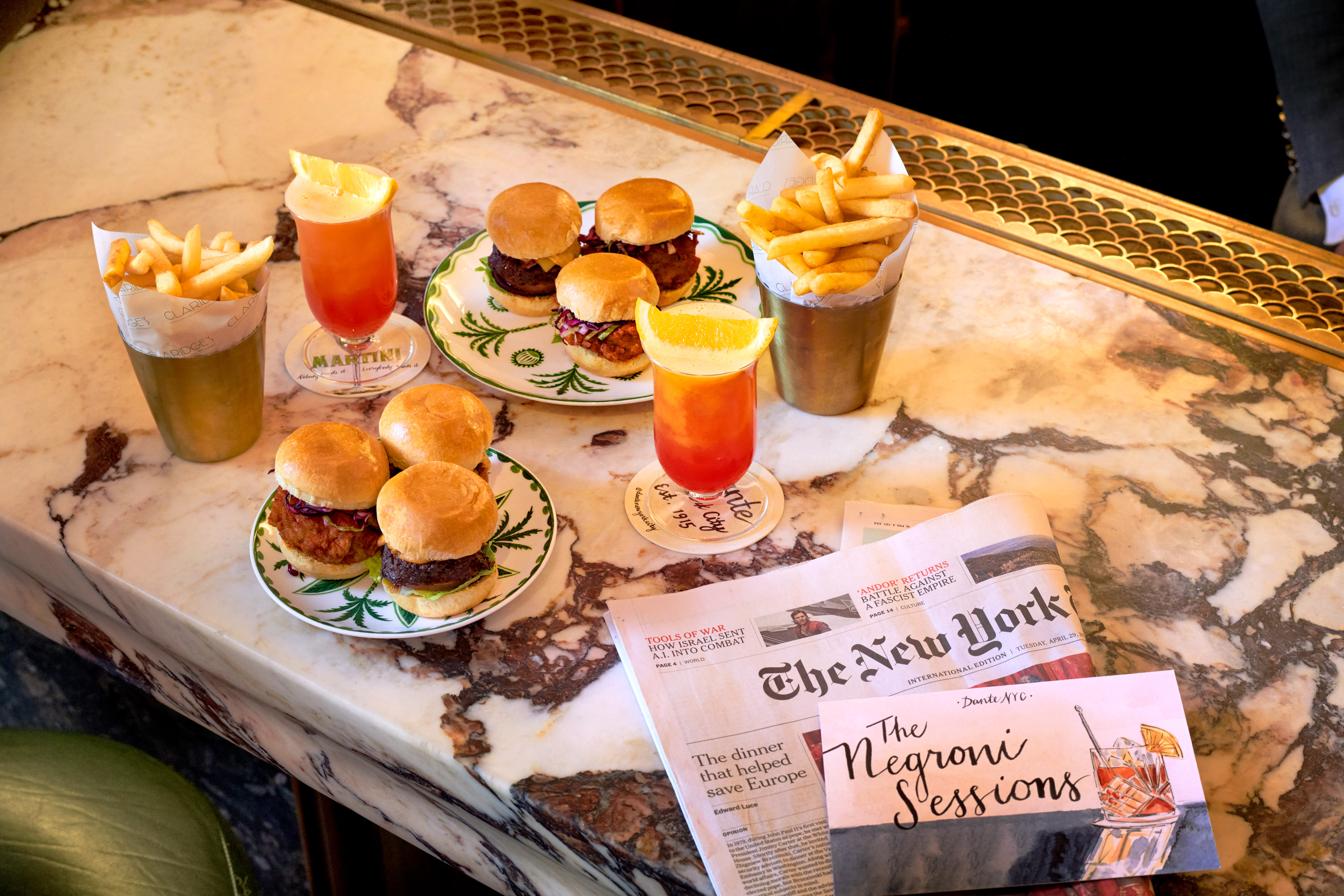 Claridge's London summer pop-up brings a taste of New York with Dante.