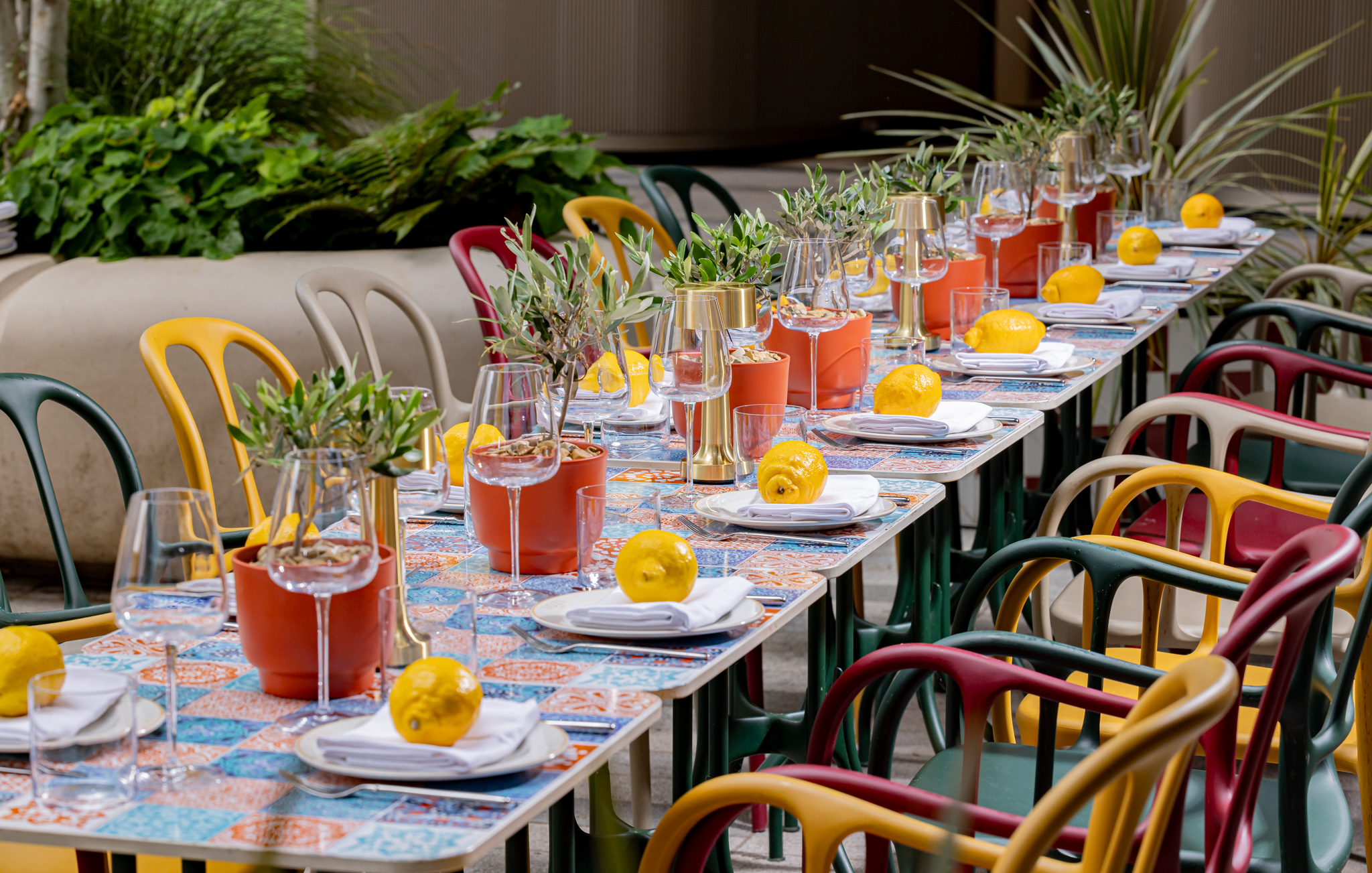 TOZI's Mediterranean influences make for the perfect inspiration for a London summer terraces