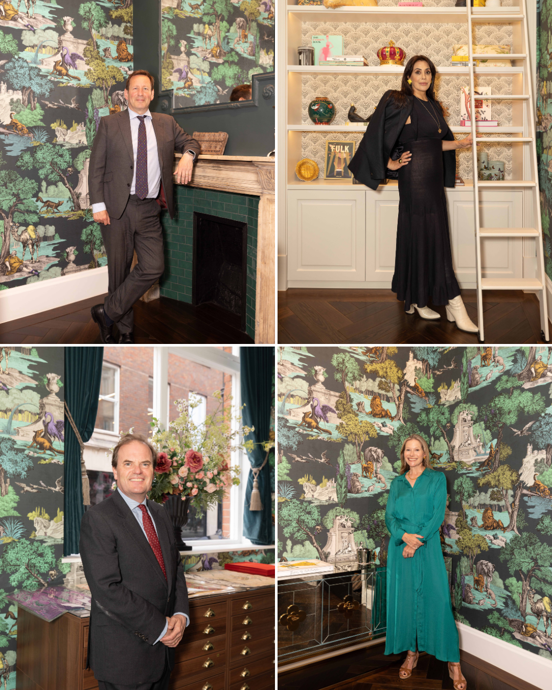 The panel at the Cole & Son tastemakers event.
