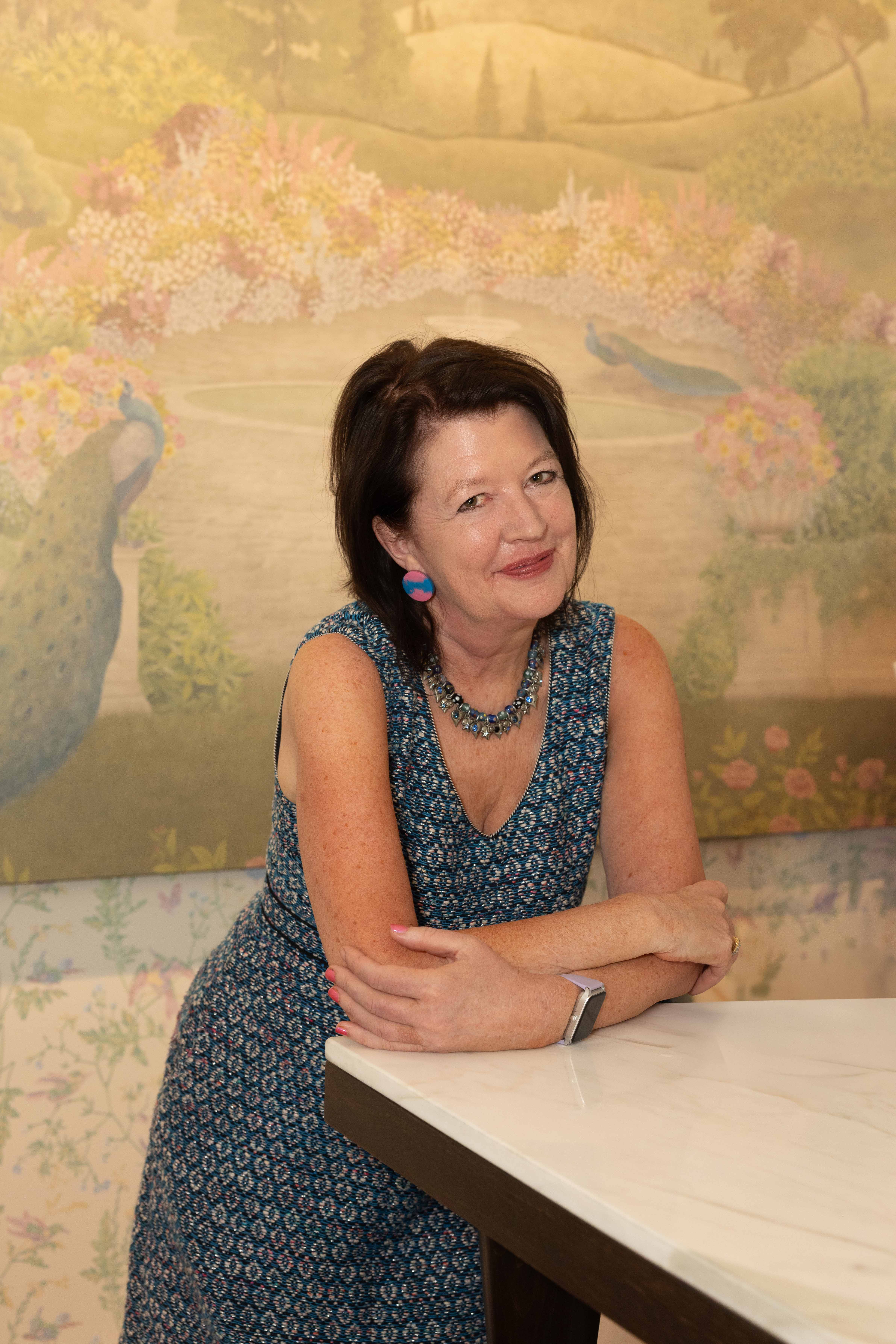 Lisa Barnard of SPHERE magazine and Ilustrated at the Cole & Son tastemakers event.