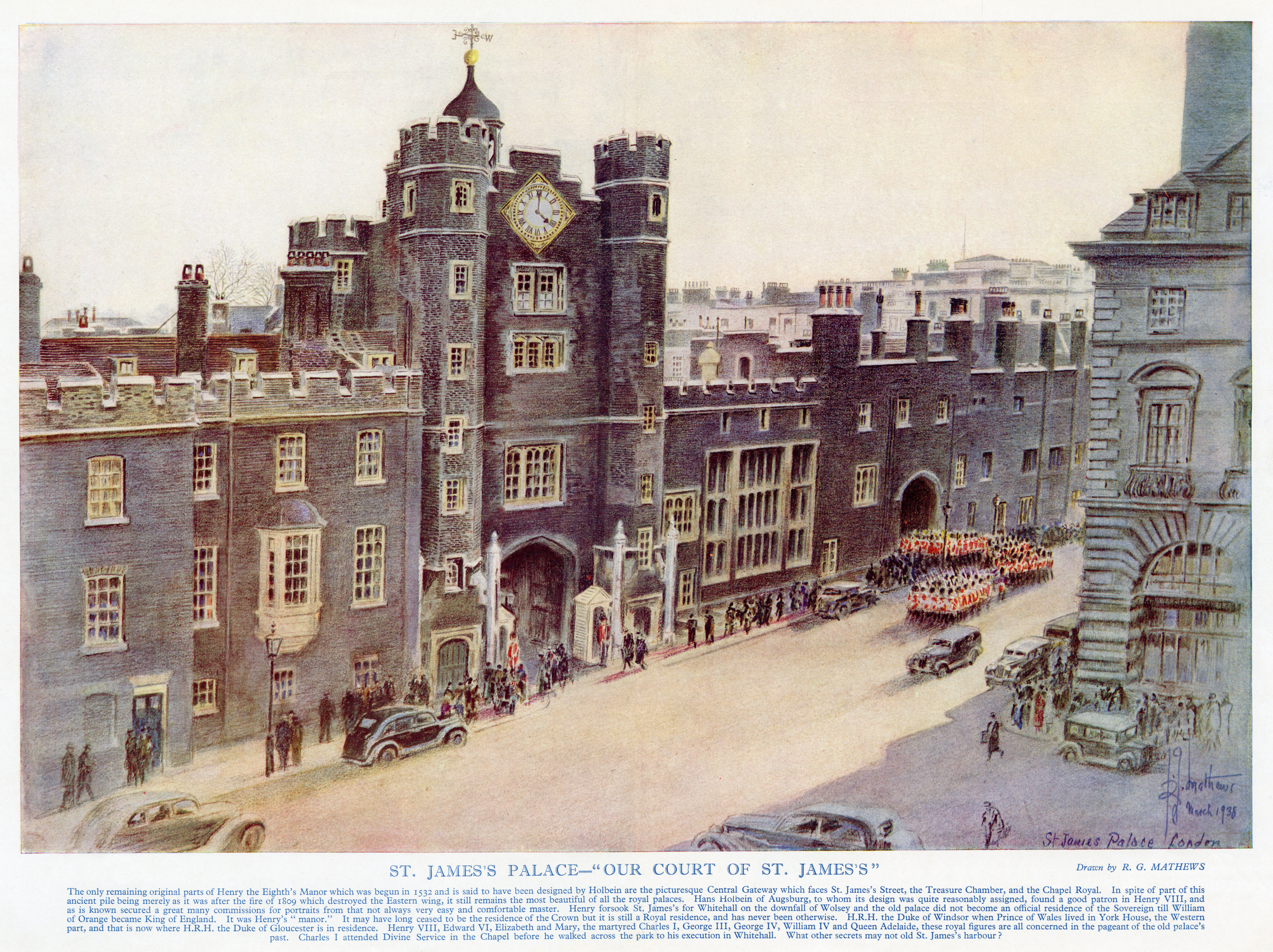 Illustration of St James's Palace