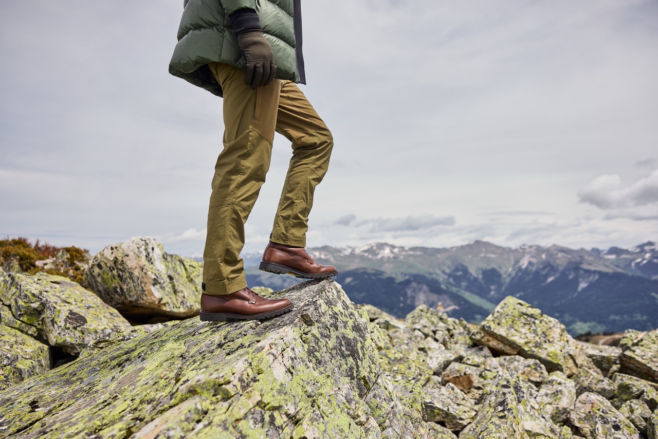 The Crockett and Jones Grizedale in dark brown.