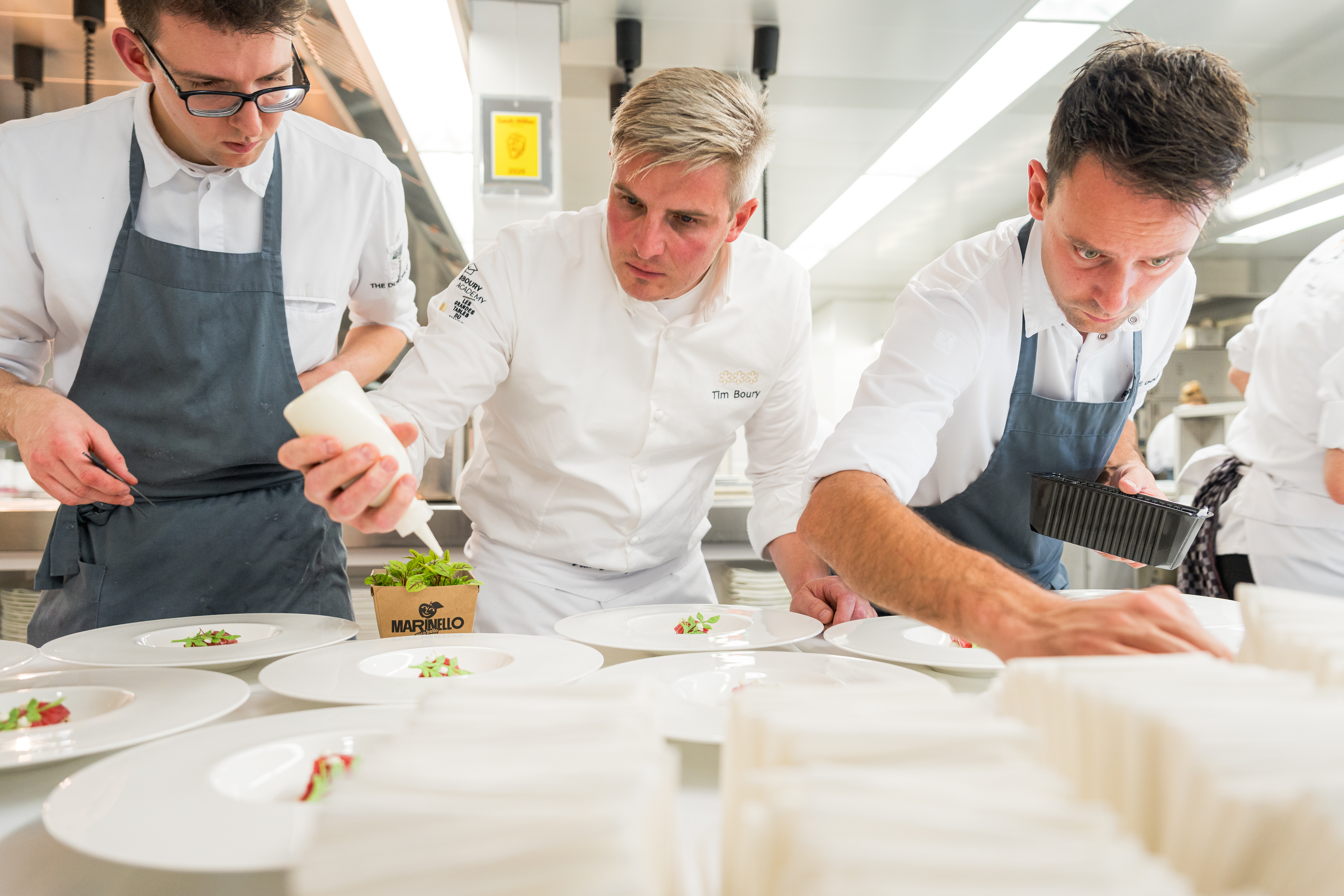 The creating of a luxury dining experience.