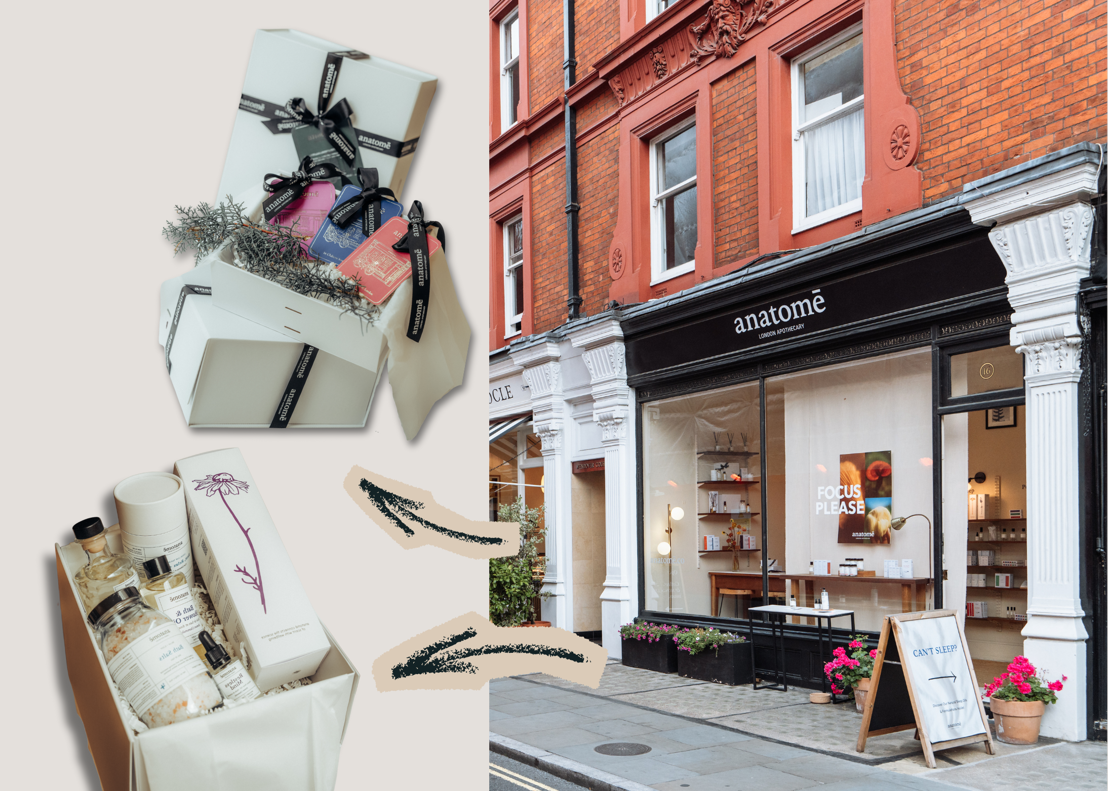 Chiltern Street Shopping for Christmas at Anatome.