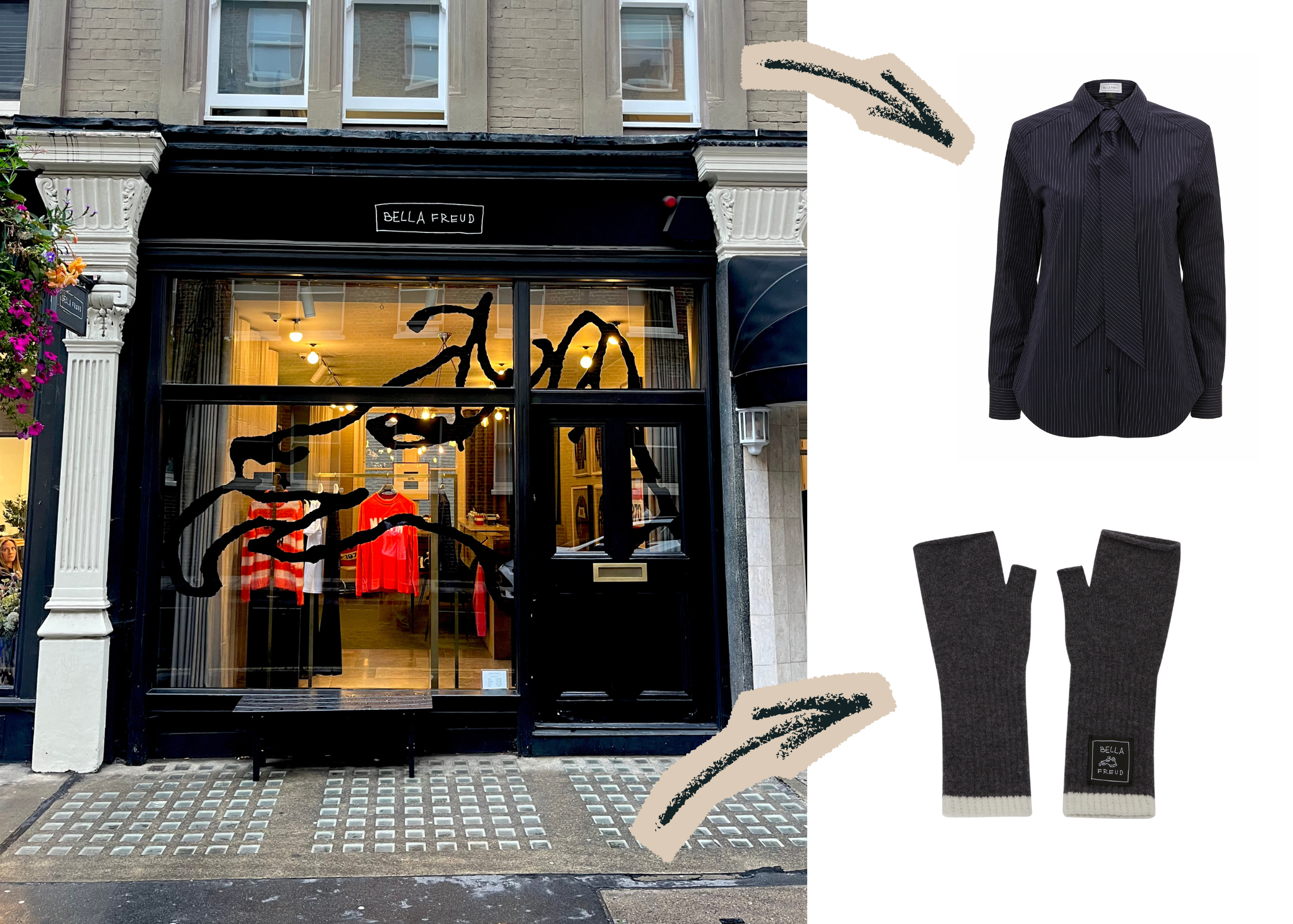 Christmas Shopping Chiltern Street, Bella Freud.