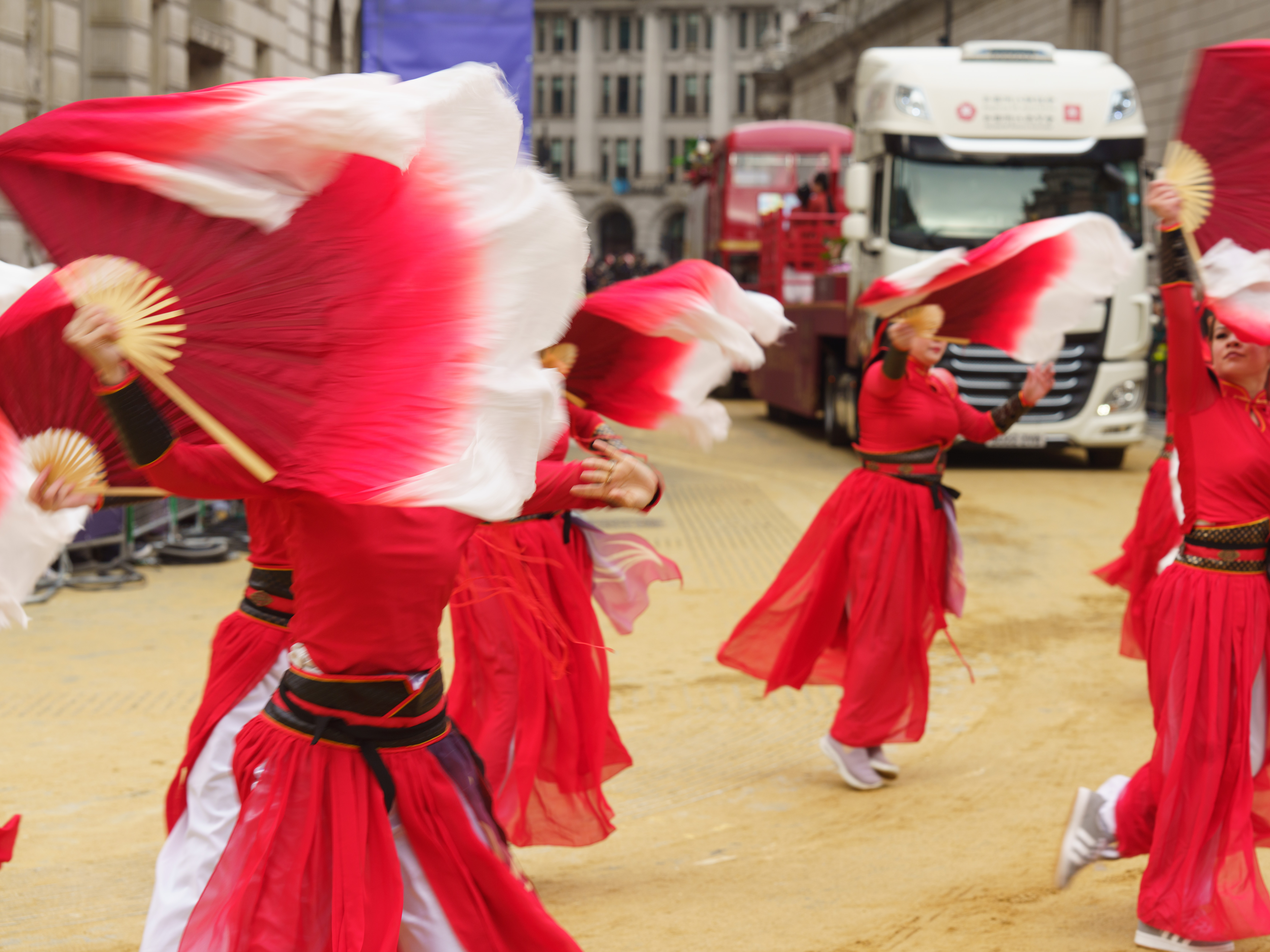 Dancers at the Lady Mayor's Show. 