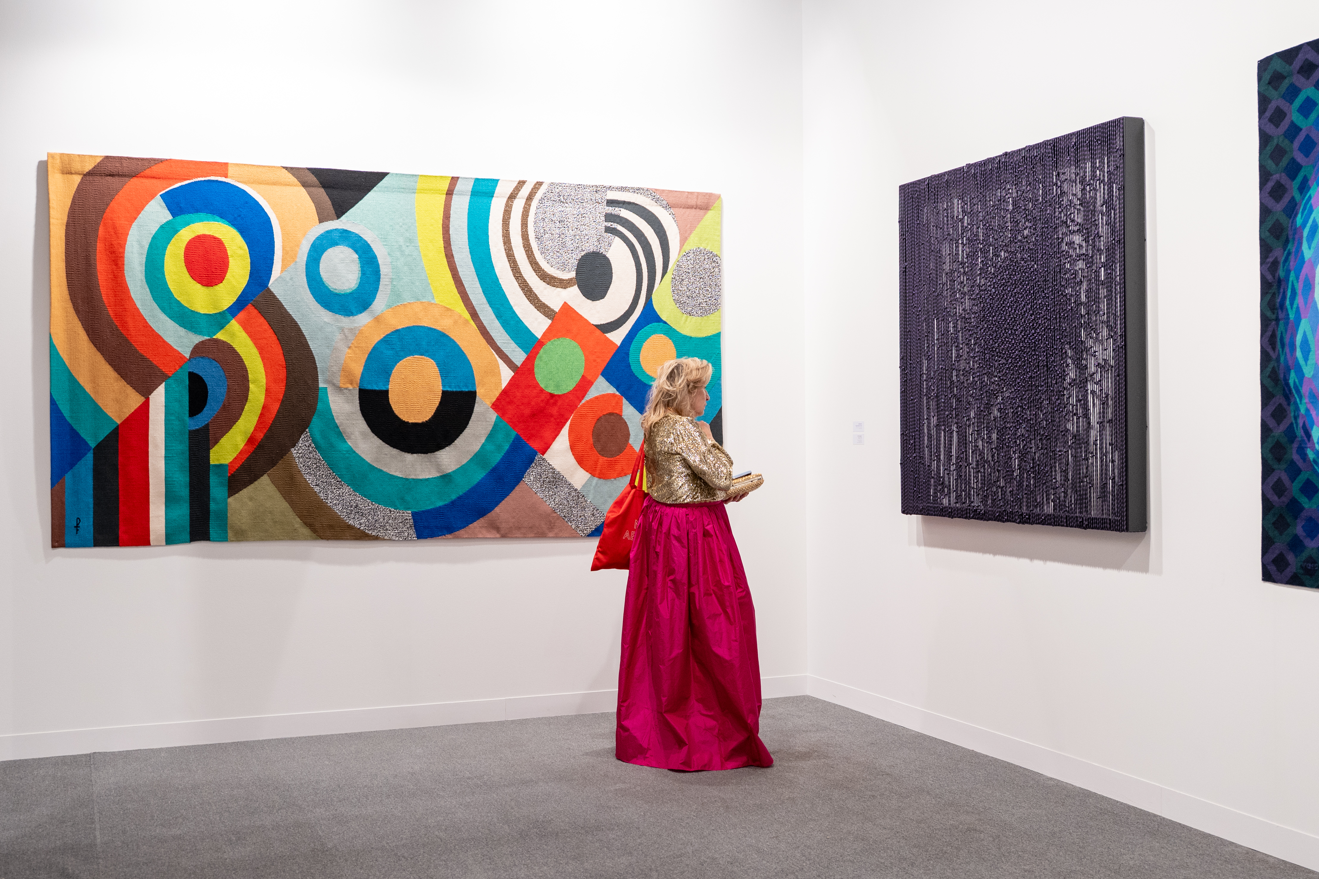 Sonia Delauney's Monumental II Abu Dhabi Art Fair.