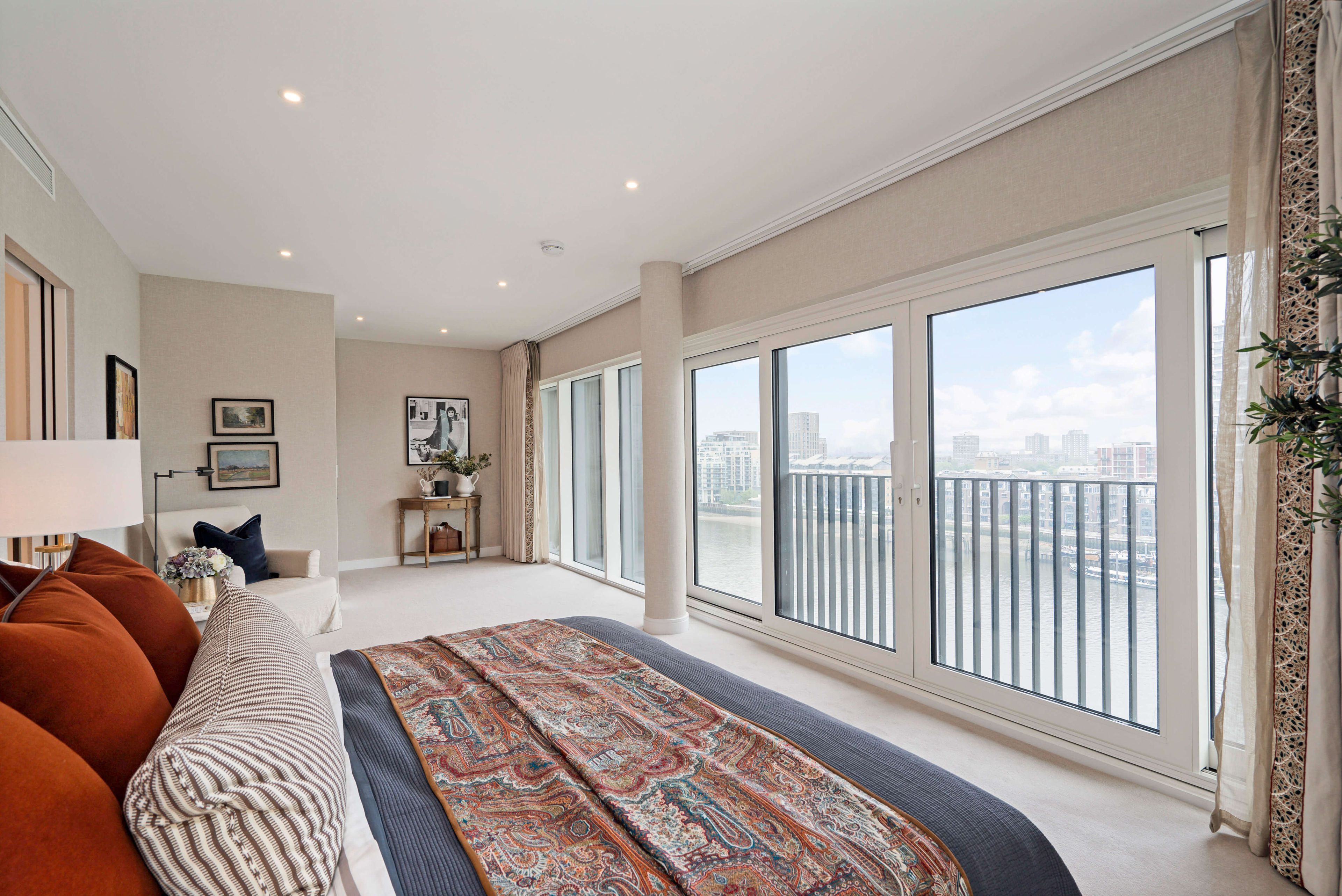 Riverstone Living Fulham penthouse bedroom. 