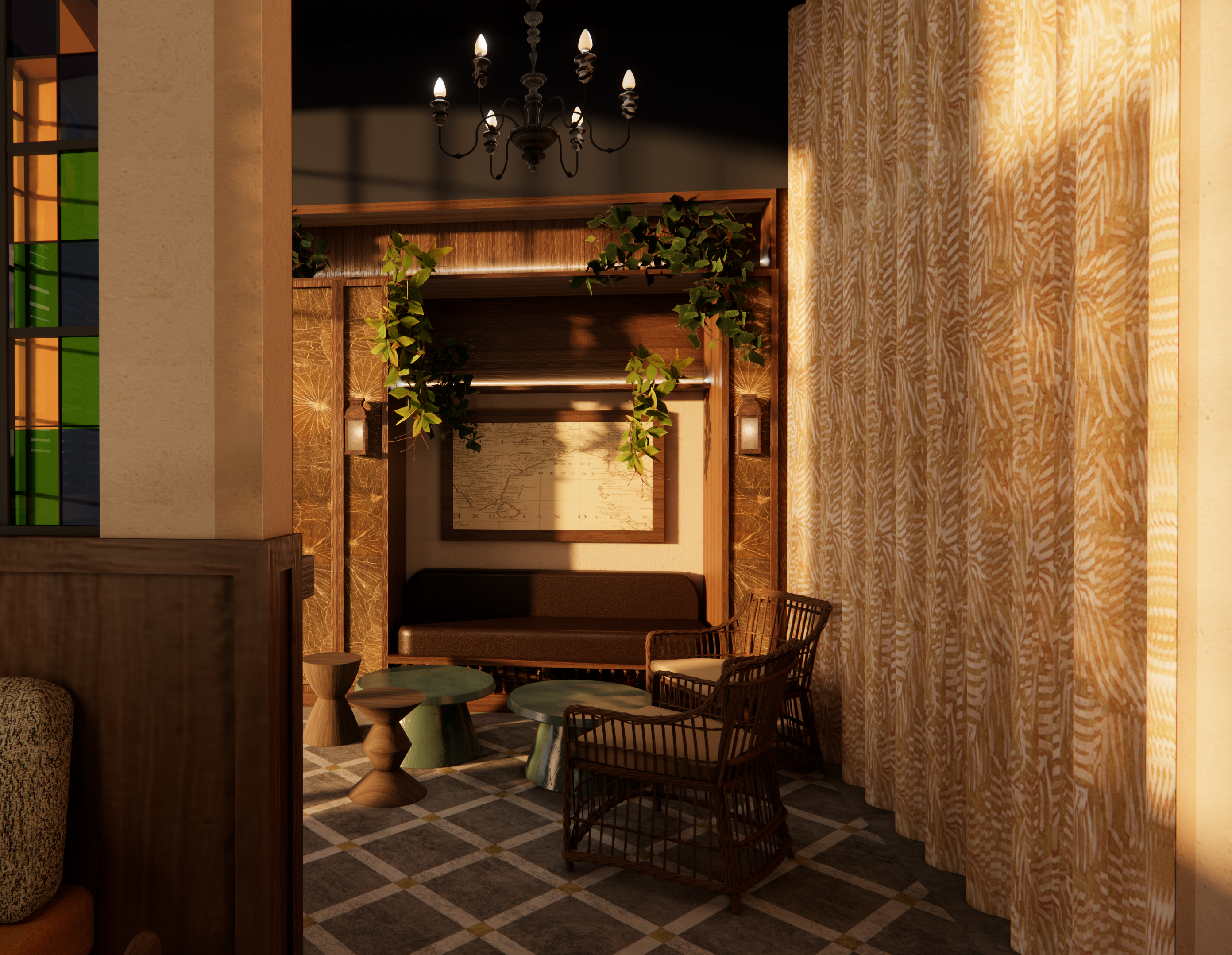 London Restaurant Openings this Winter - The interior of Hoppers, Shoreditch. 