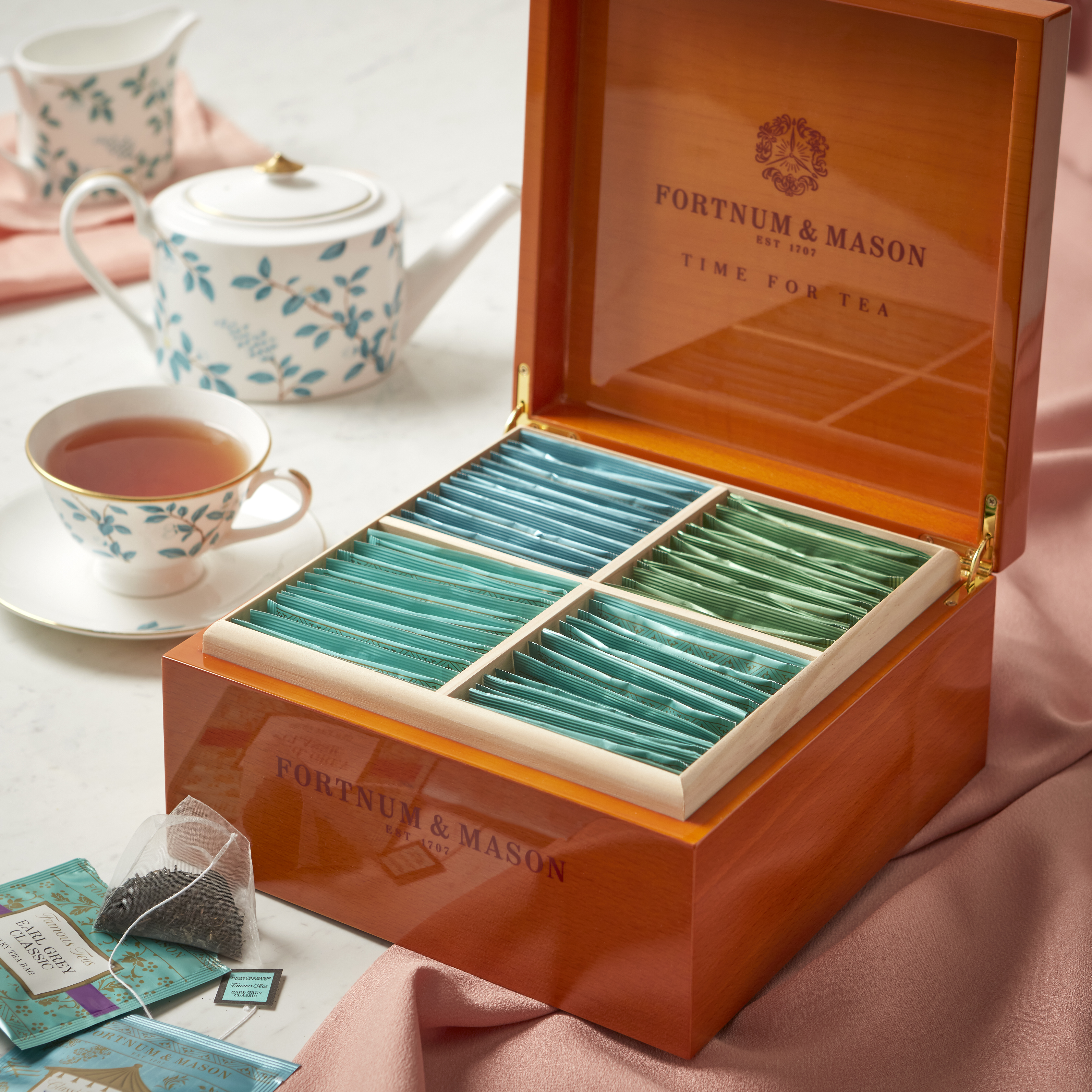 Fortnum & Mason Classic Tea Box, Christmas food and drink gifts. 