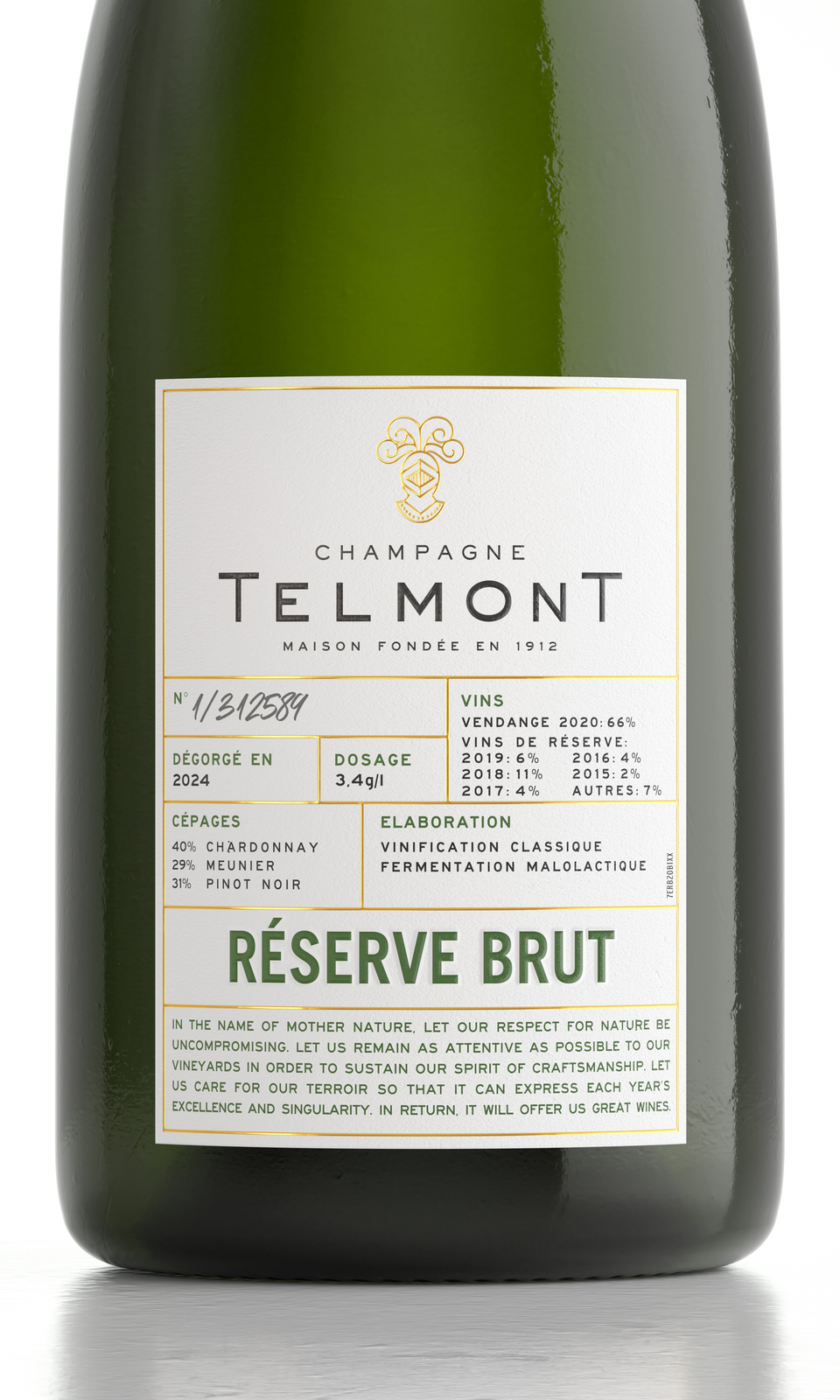 Champagne Telmont low-sugar Champagnes.
