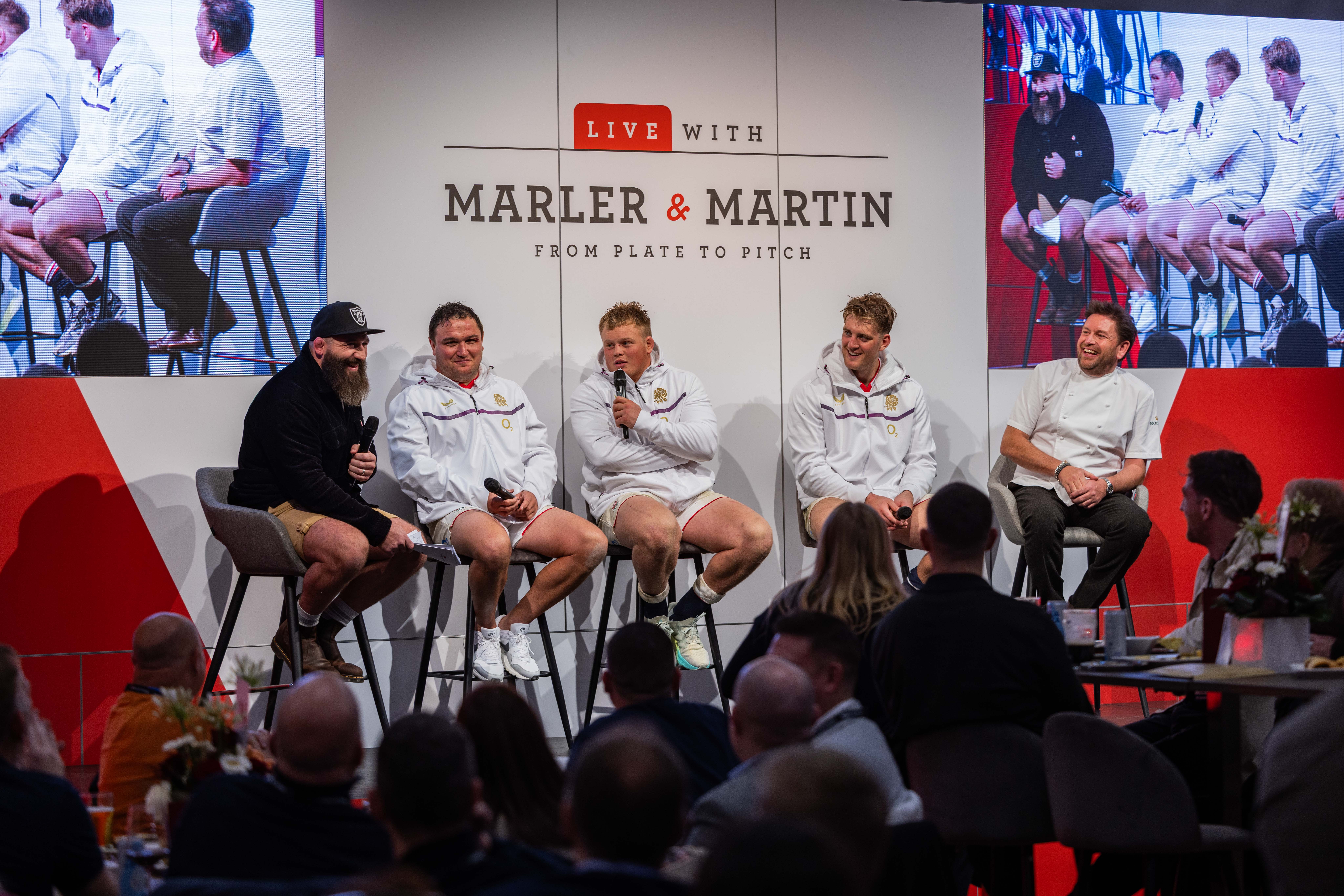 Allianz VIP experience, Q&A with England Team.