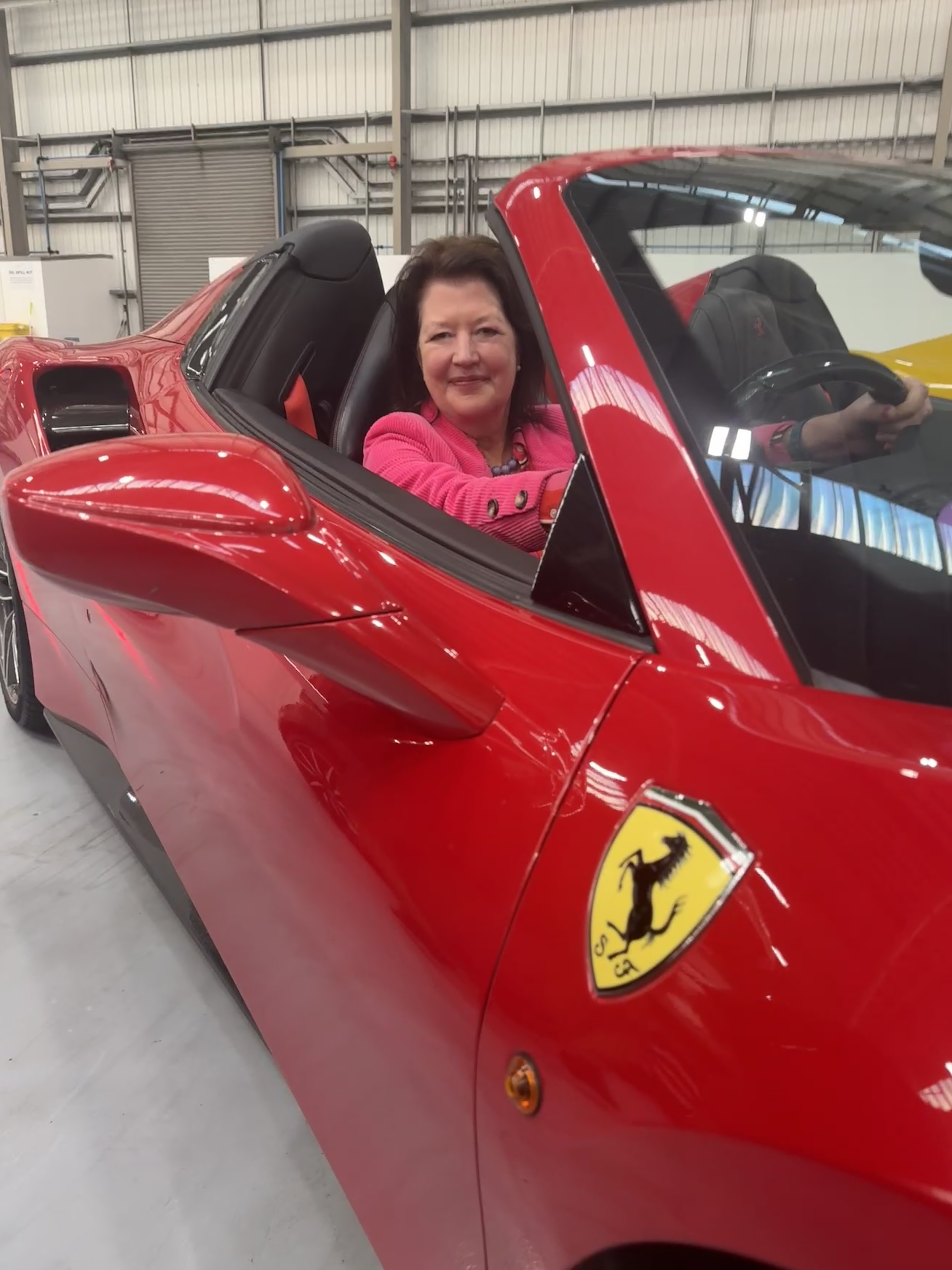 Driving to the fastest passenger jet.