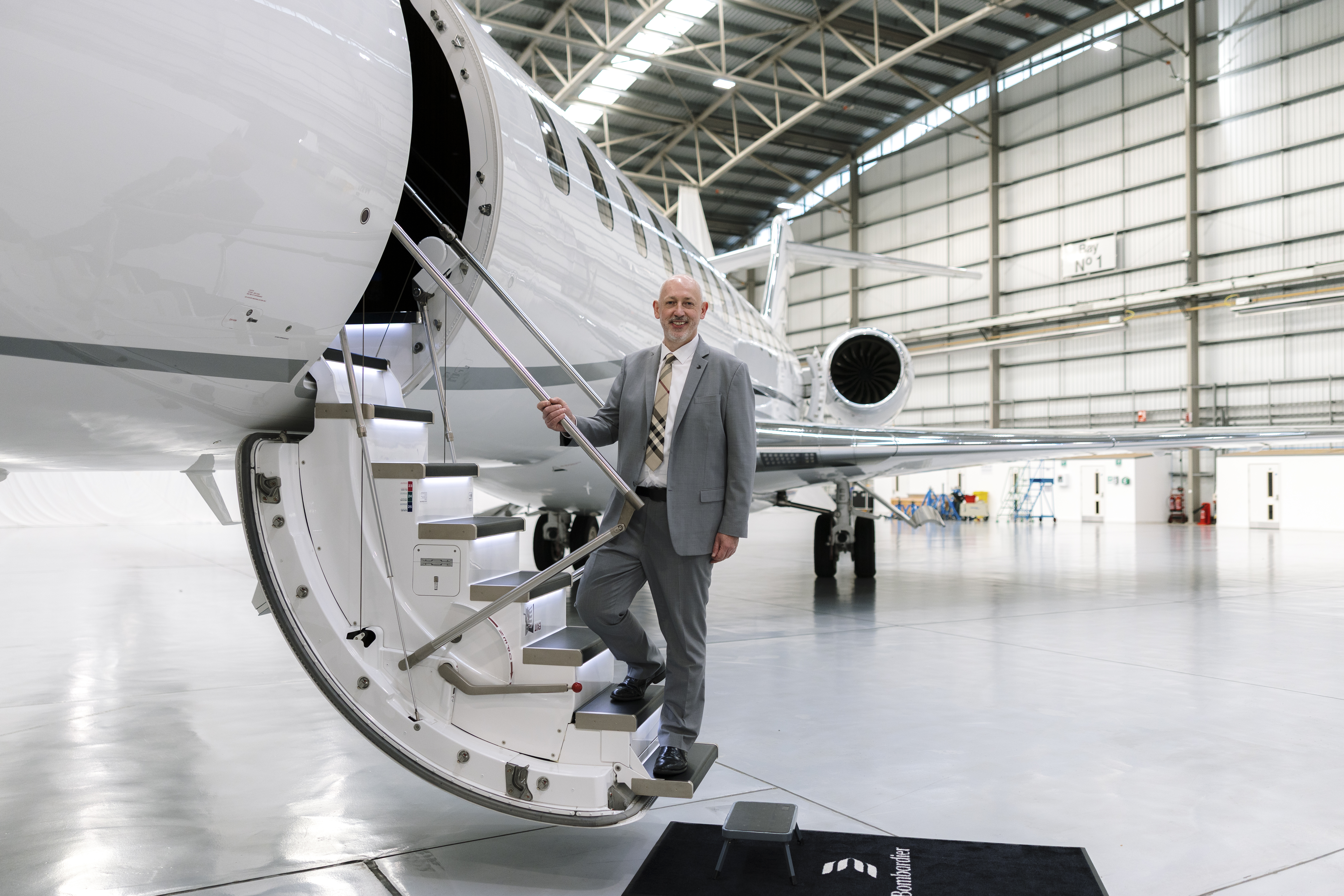 Stephen McCollough Senior VP of Engineering Bomardier for the fastest passenger jet. 