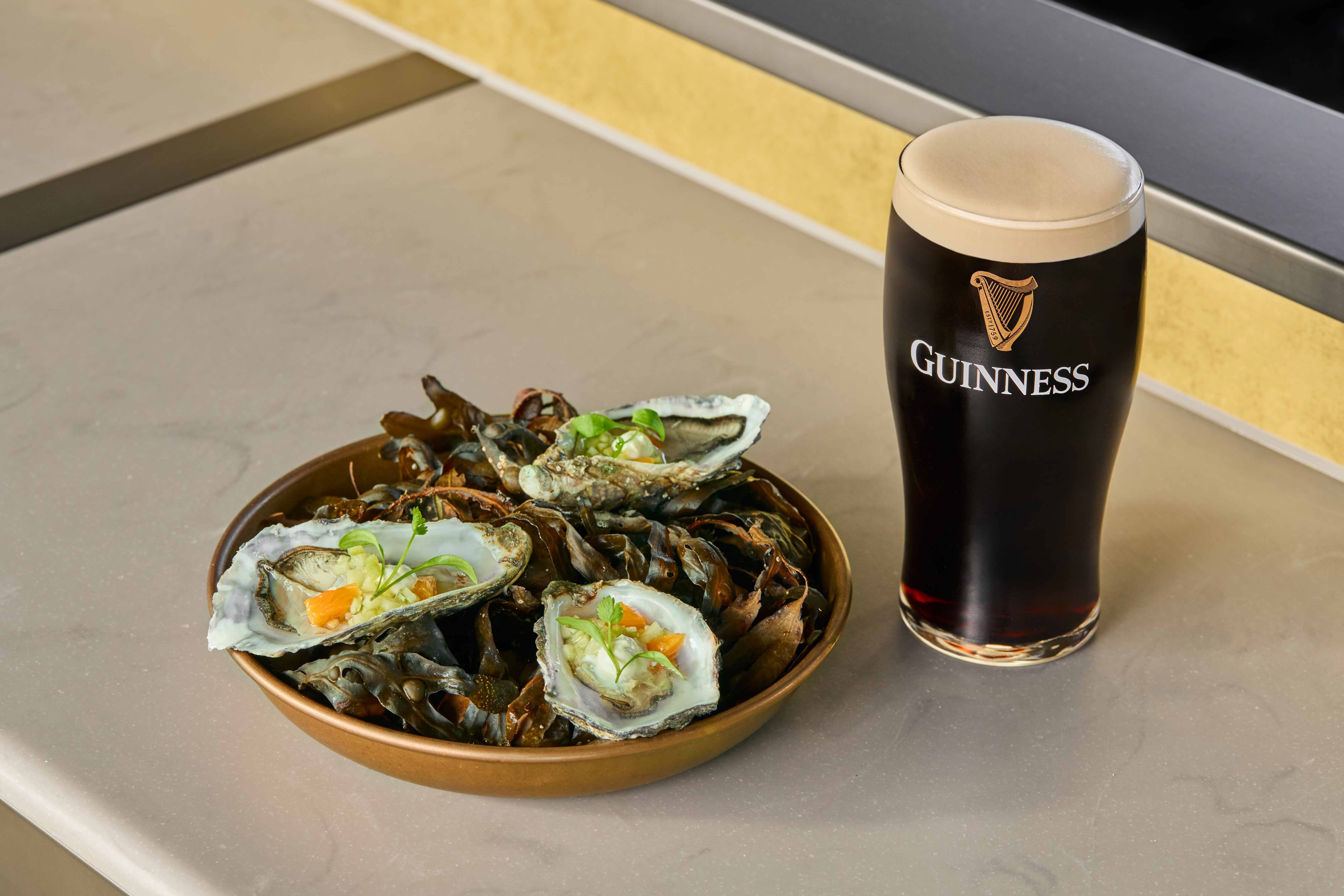 London Restaurant Openings Winter - Oysters and Guinness at Gilroy's Loft. 