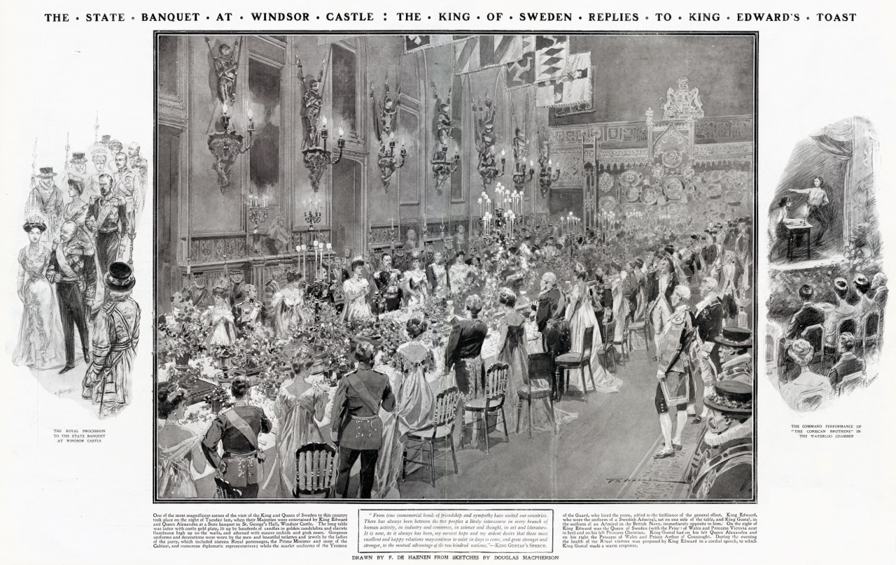 1908 Swedish state visits.