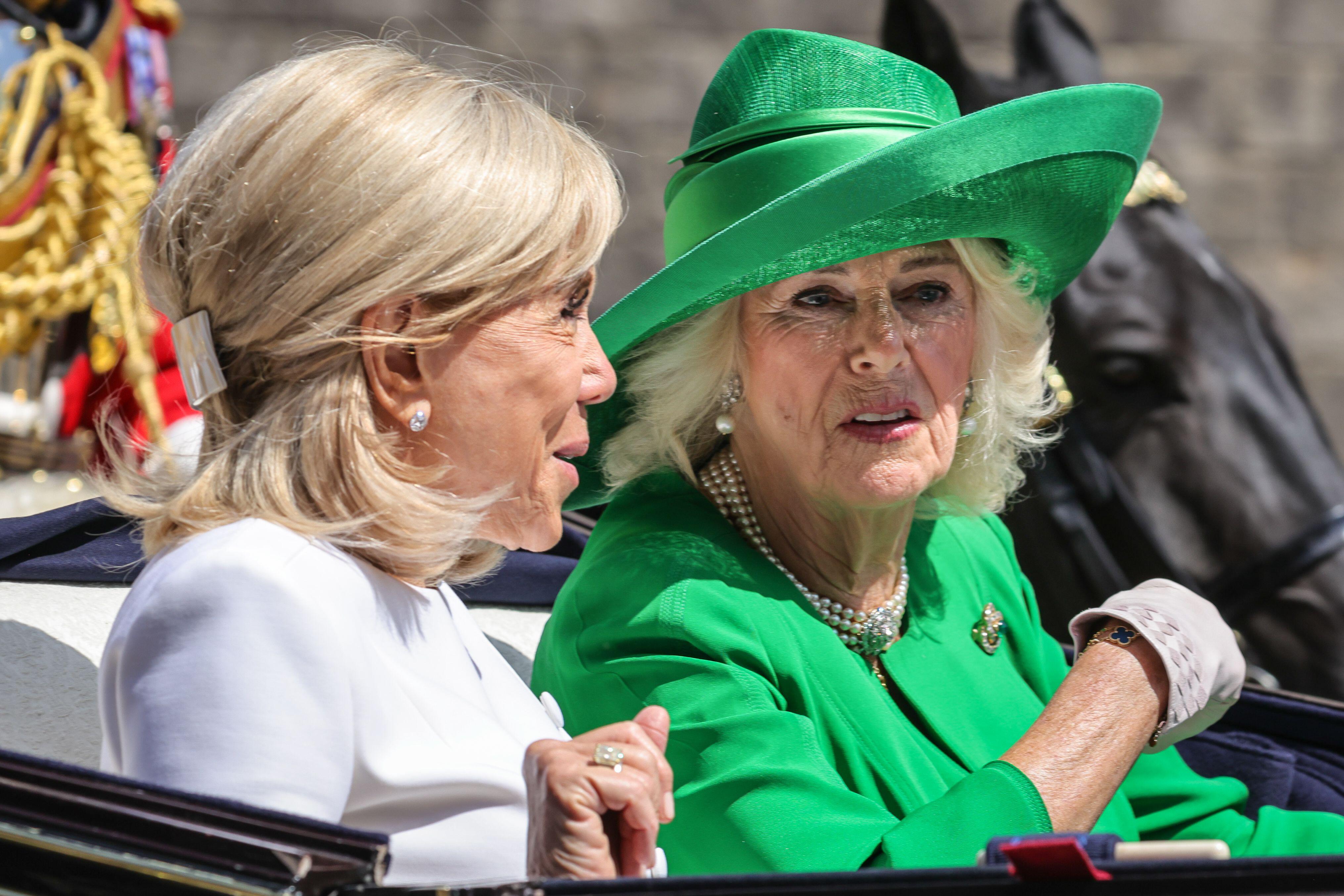 Brigitte Macron, French state visits.