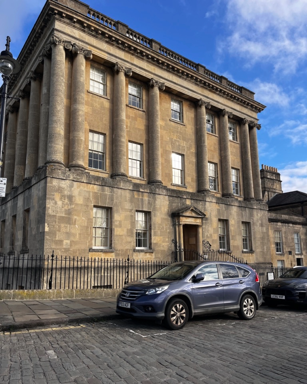 No 1 Royal Crescent, Bridgerton filming locations in Bath.