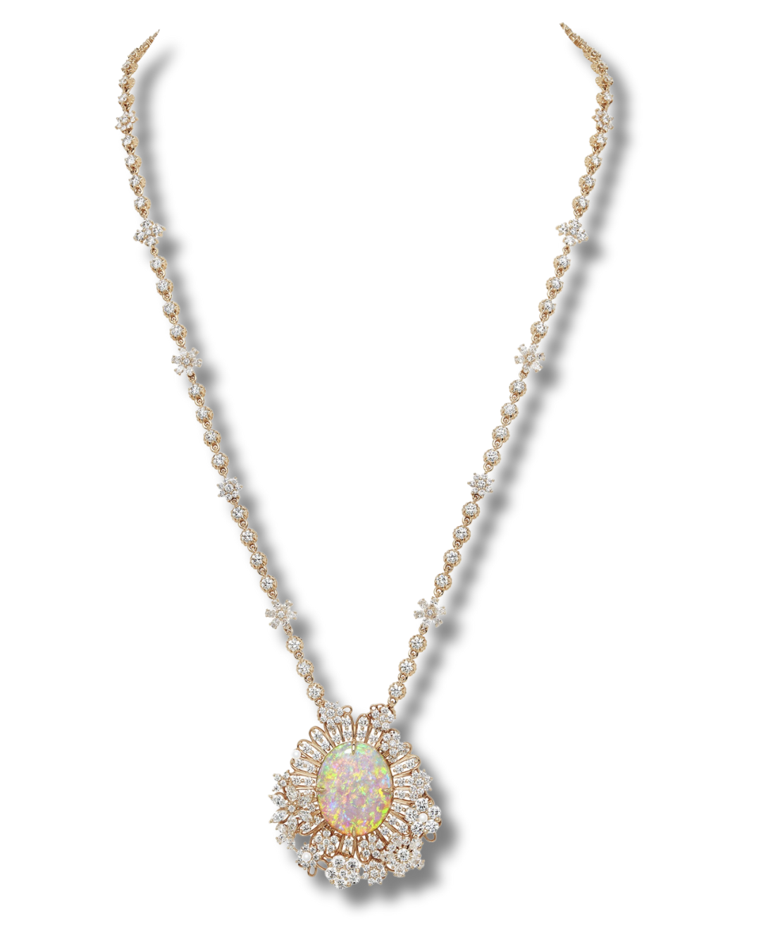 Dior Milly Dentelle classic diamond jewellery.