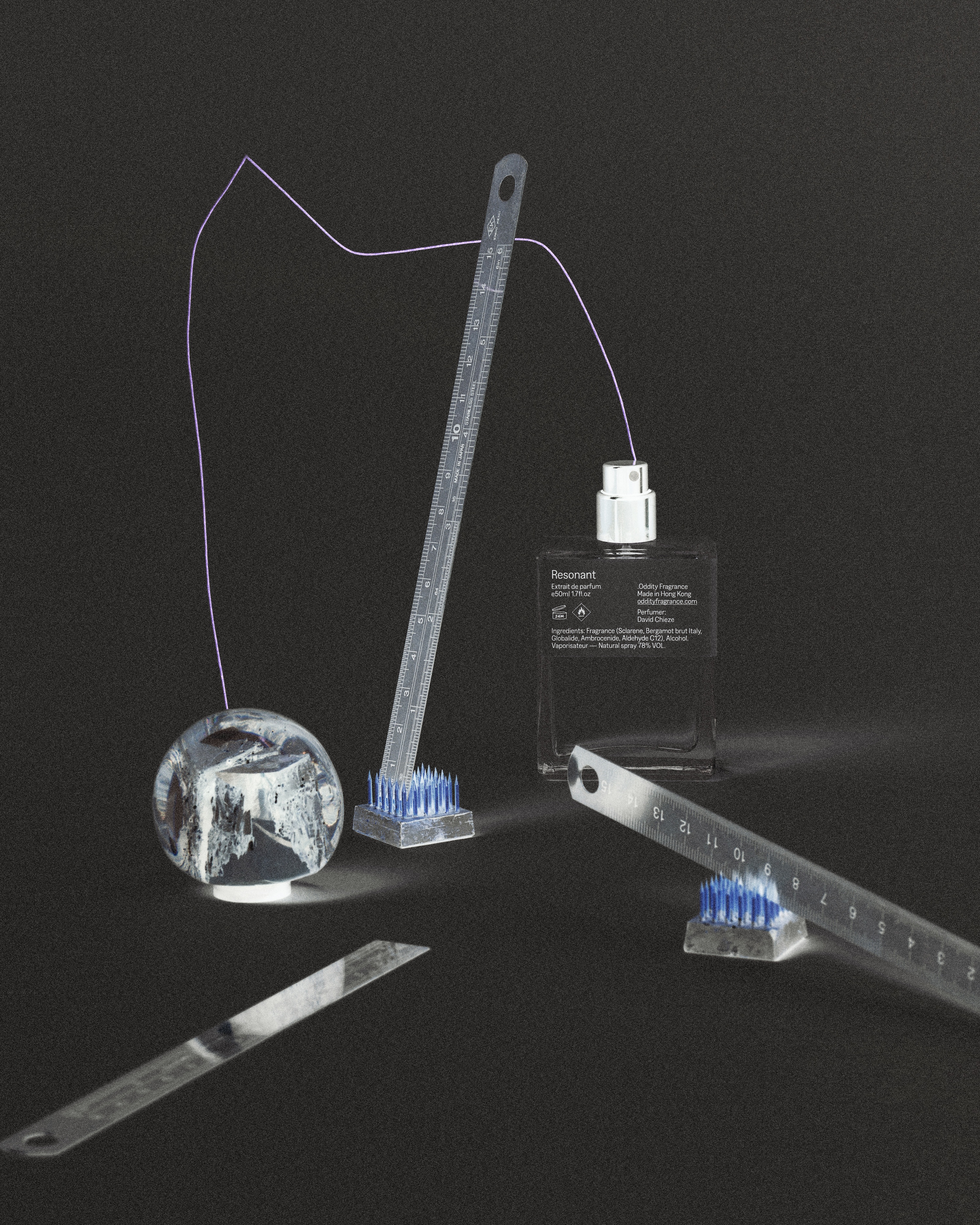 Still life by Oddity, Metallic Perfumes.