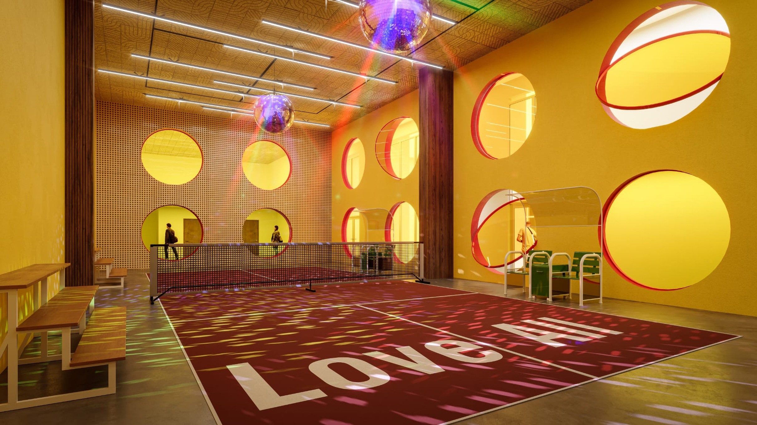 Pickleball, wellness luxury properties.