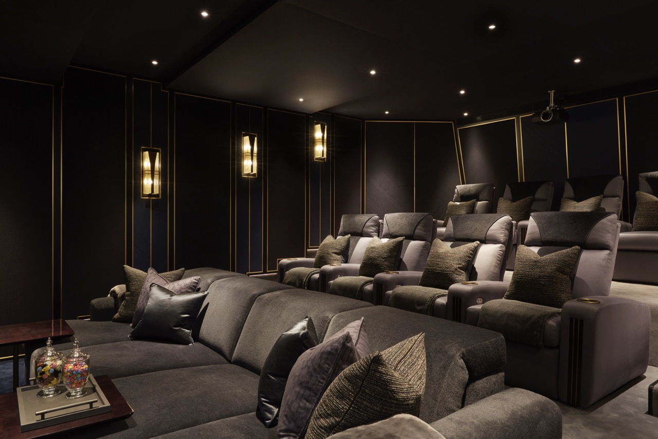 Katherine Pooley cinema room. 