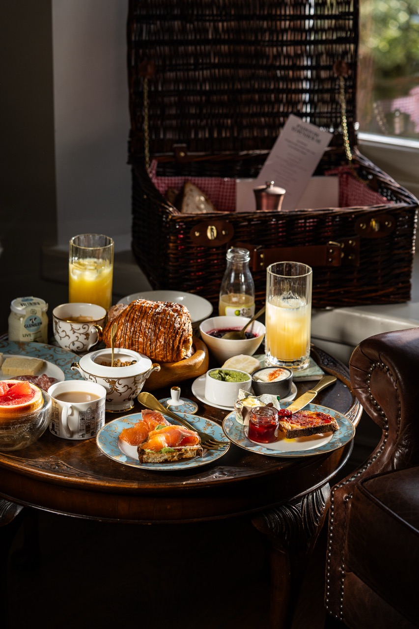 Morning hamper, Padstow Townhouse. 