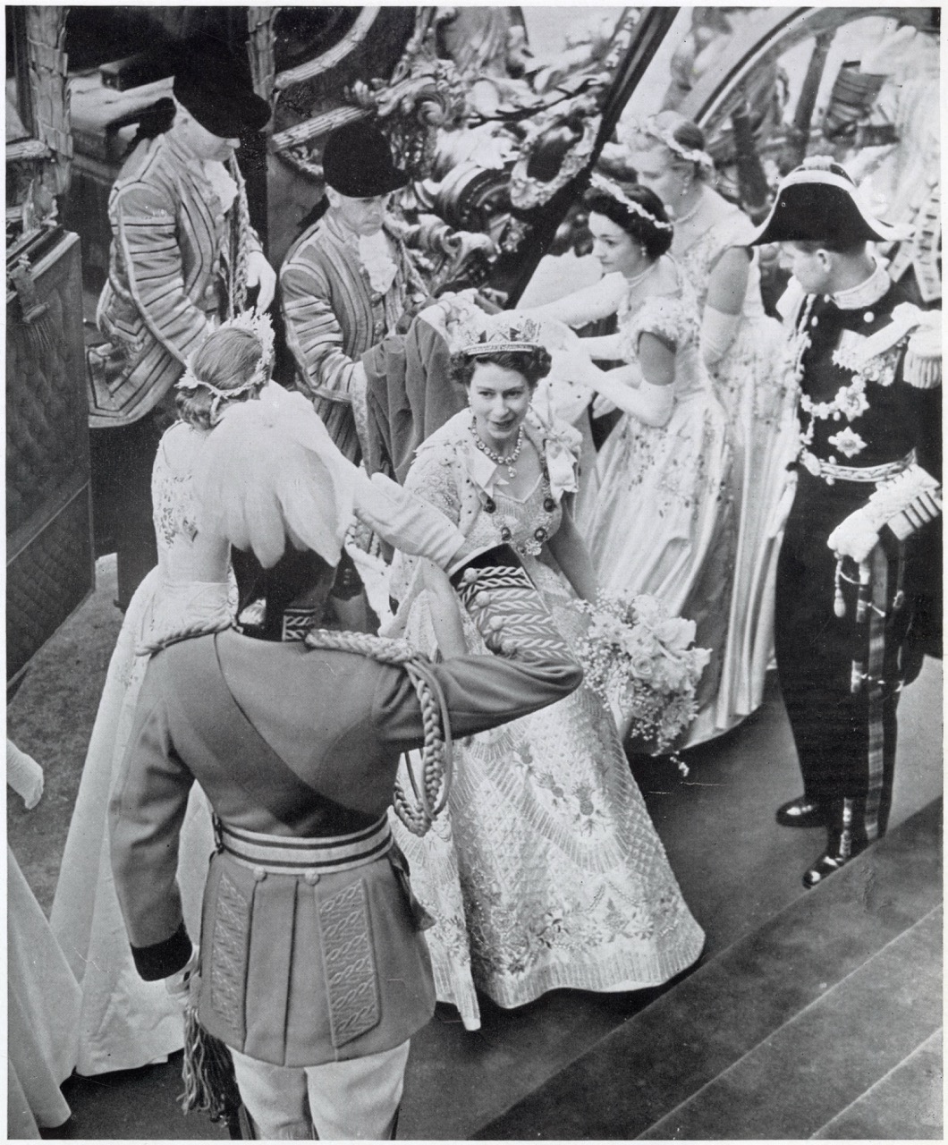 Queen Elizabeth II coronation. 