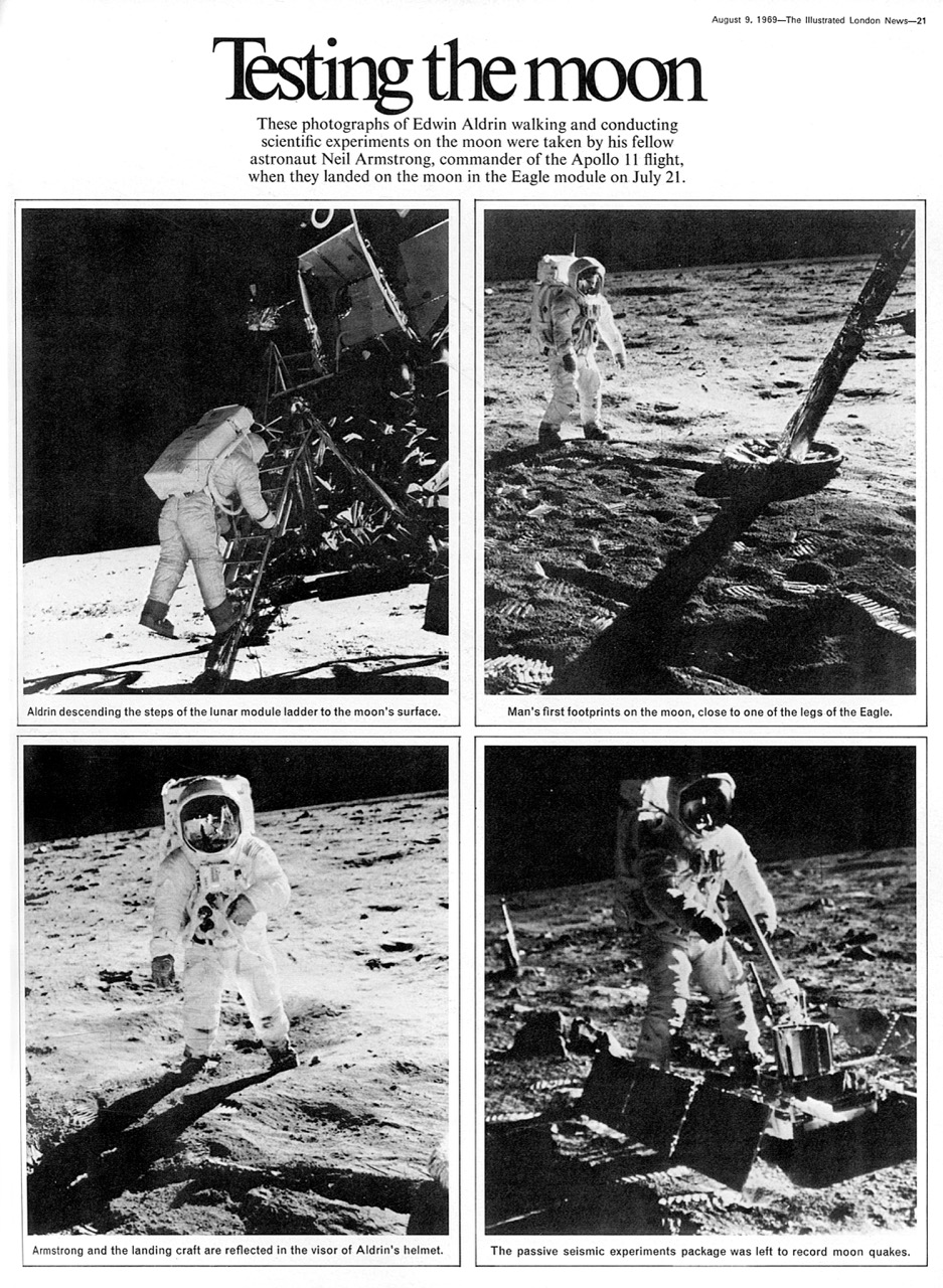 Queen Elizabeth II moon landing. 