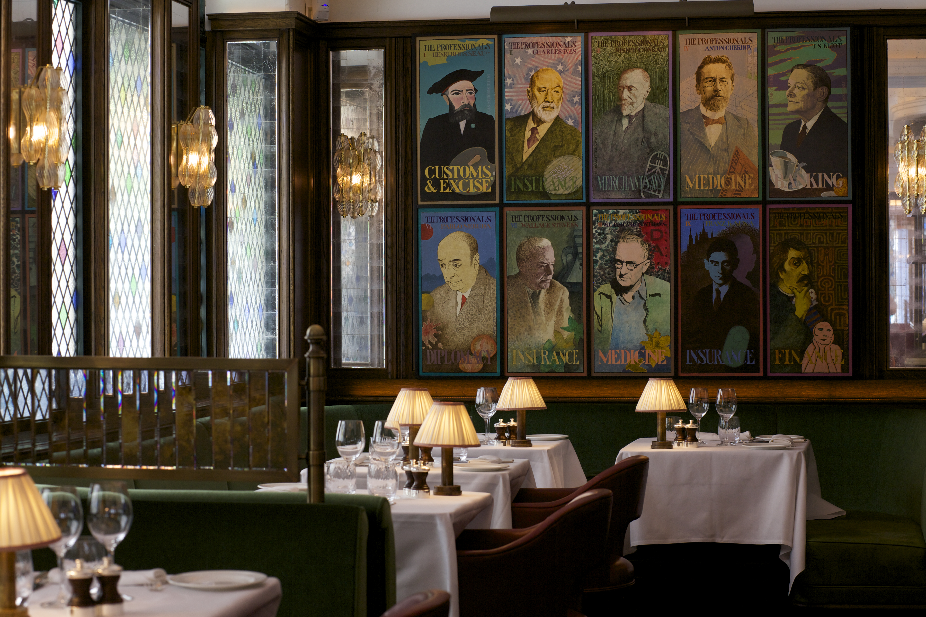 The Ivy, Easter lunch. 