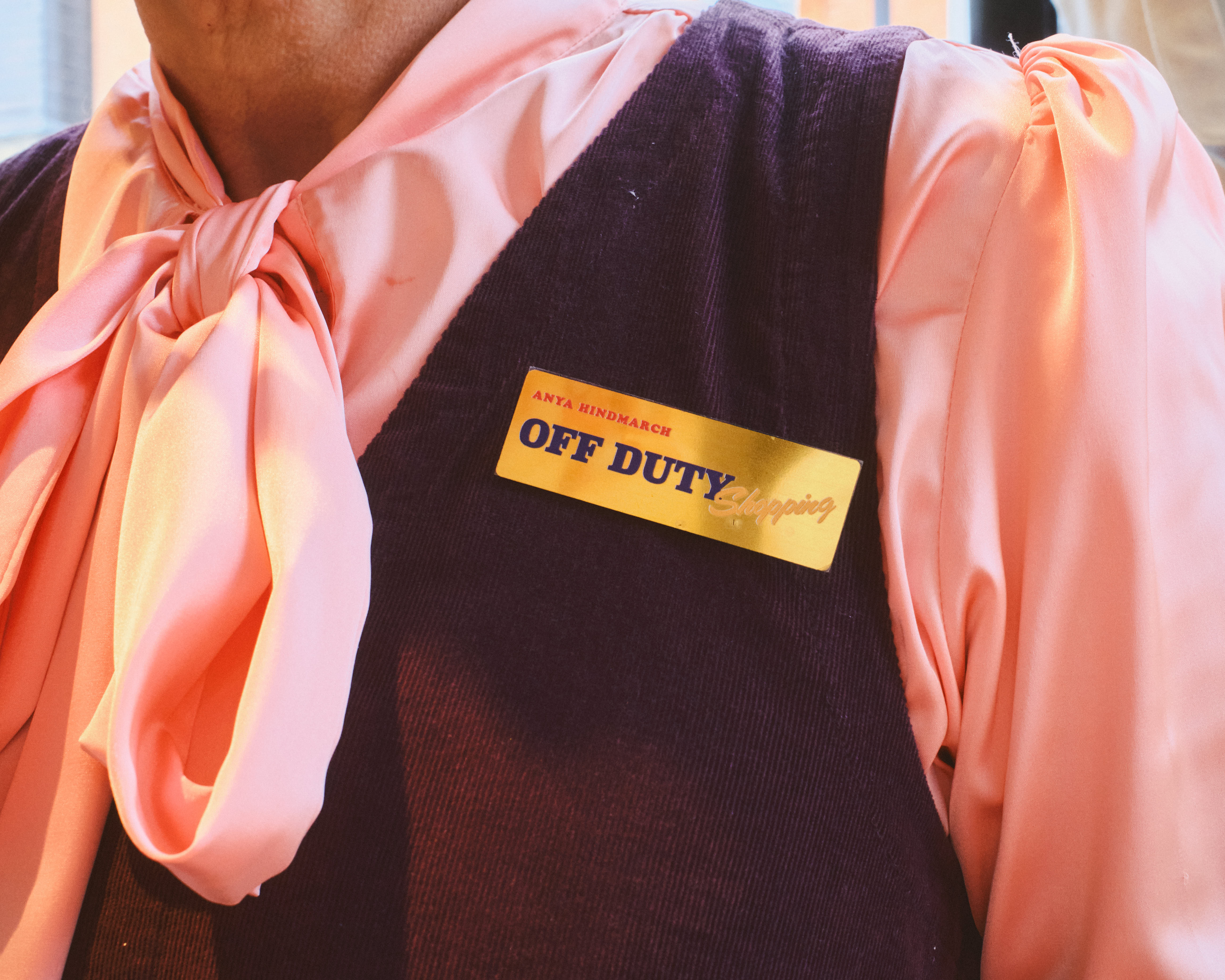 Anya Hindmarch off duty. 