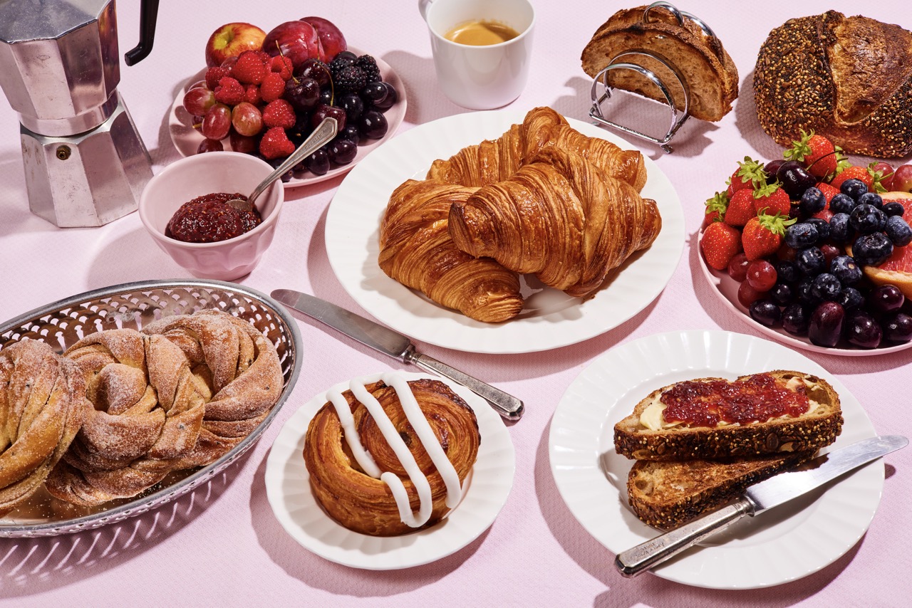 Full spread, Astrid Bakery London. 