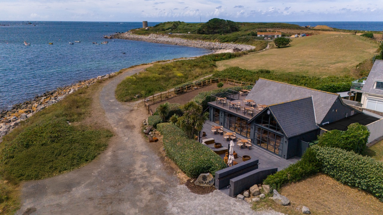Exterior of Guernsey restaurants. 