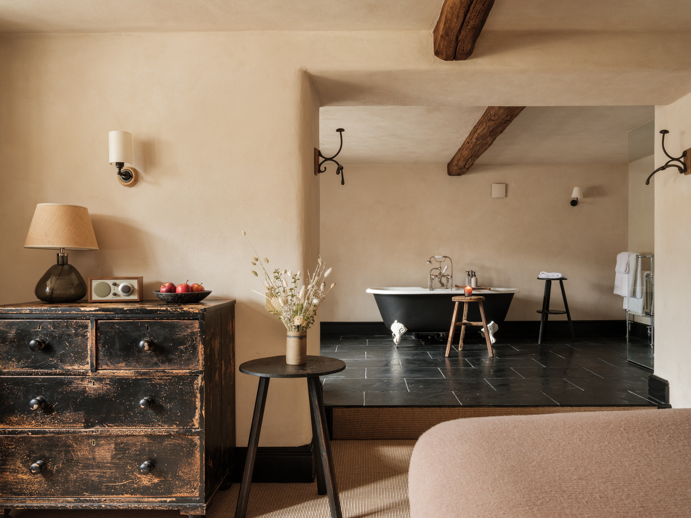 Best Cotswolds Hotels - Bathroom at The Bull.