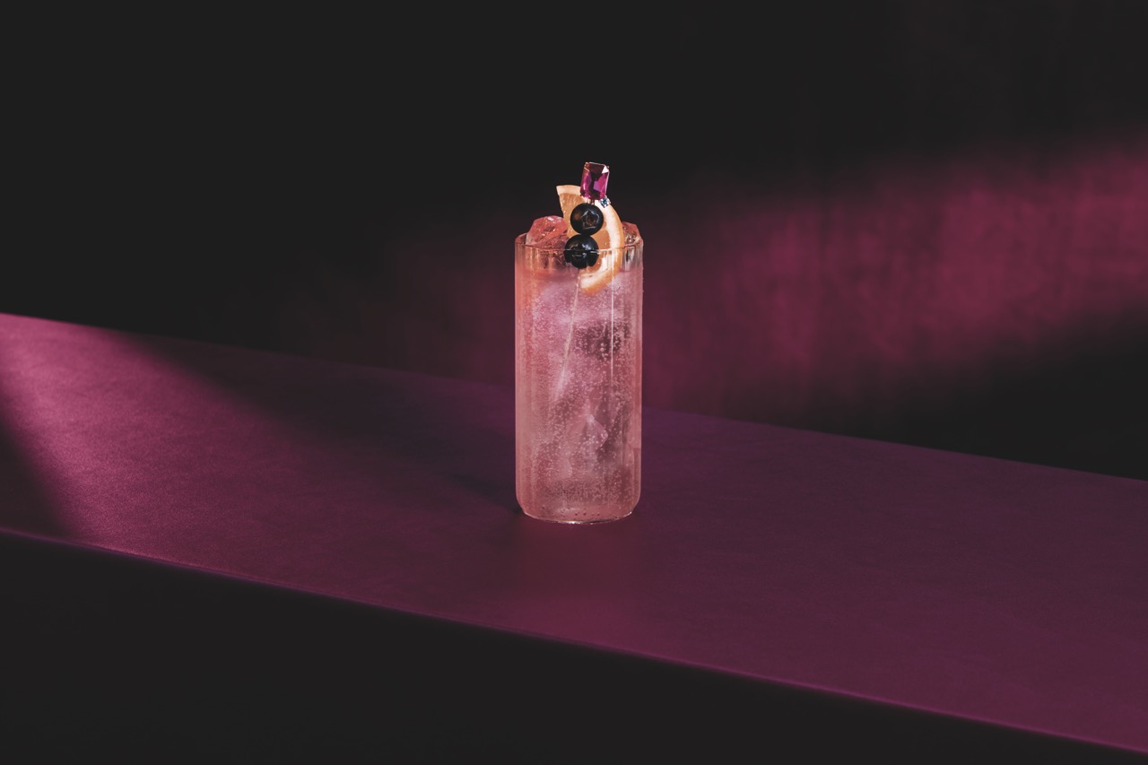 A spring bramble cocktail