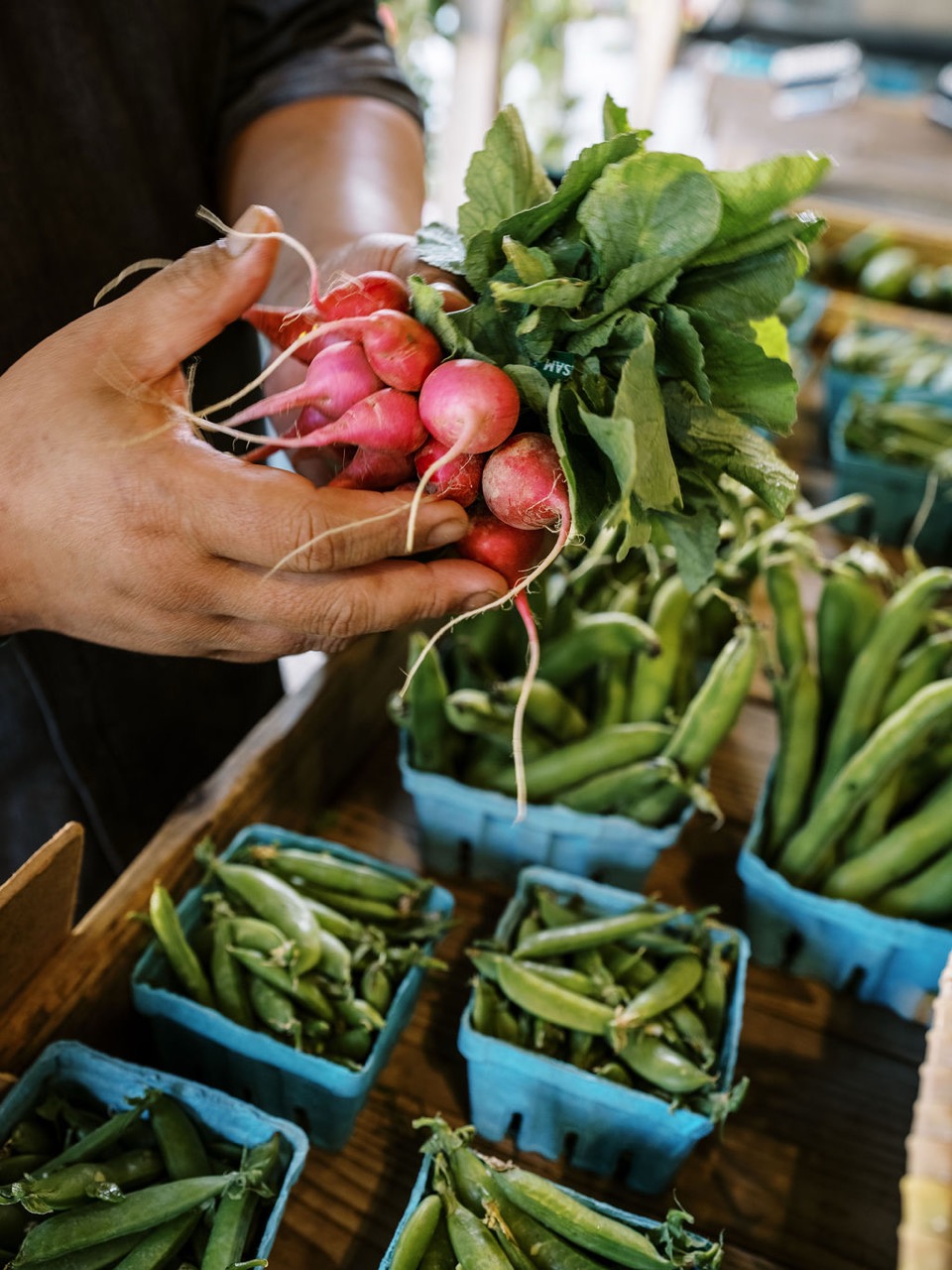 Local produce from The Hamptons.