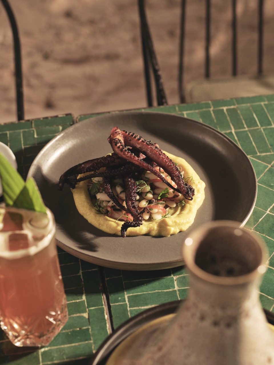 Octopus, Hotel Marrakech. 