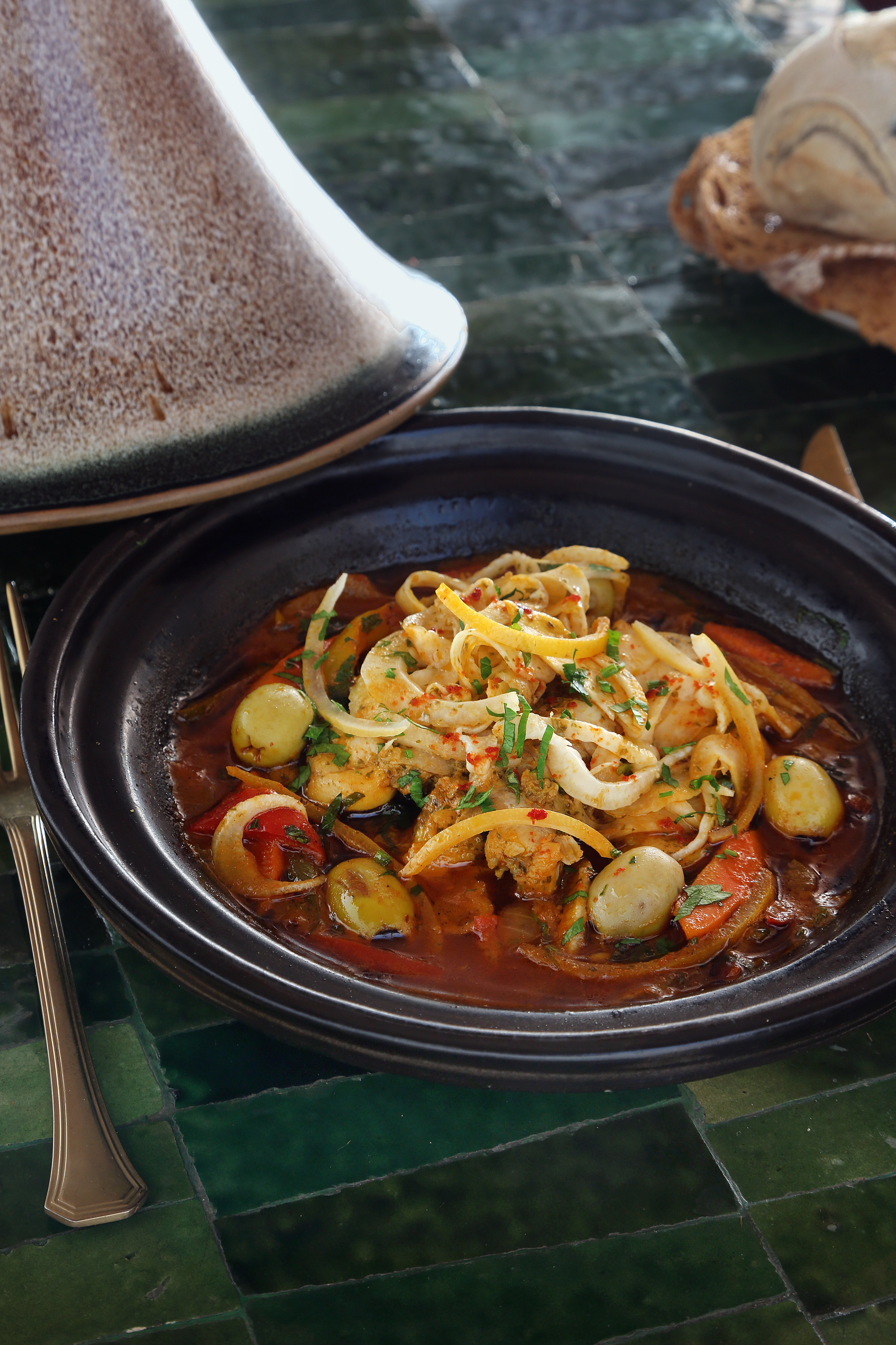 Tagine, Hotel Marrakech. 