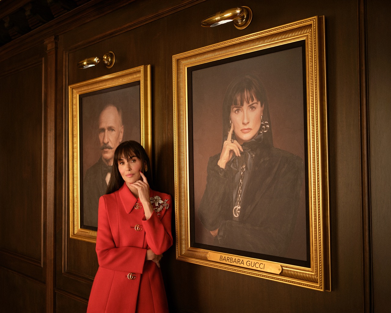 Demi Moore, luxury brands. 