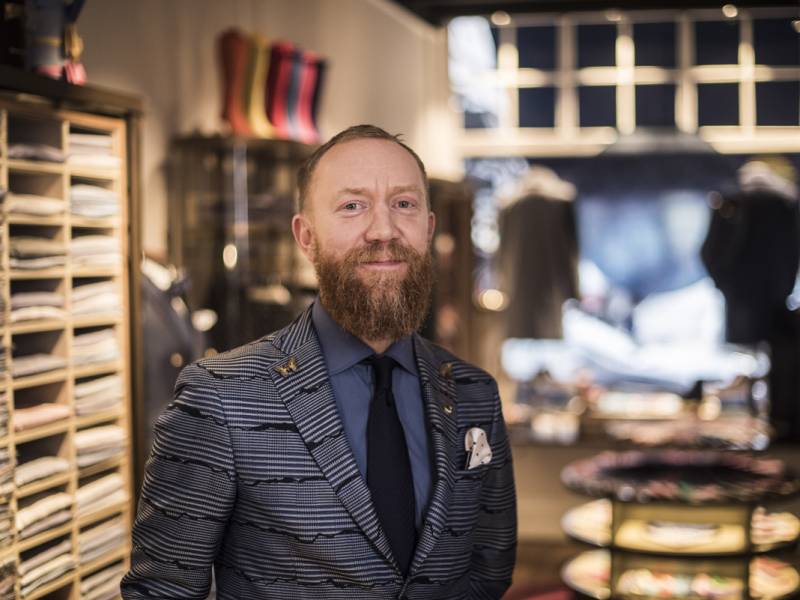 Head of design for Turnbull and Asser - Dean Gomilsek-Cole