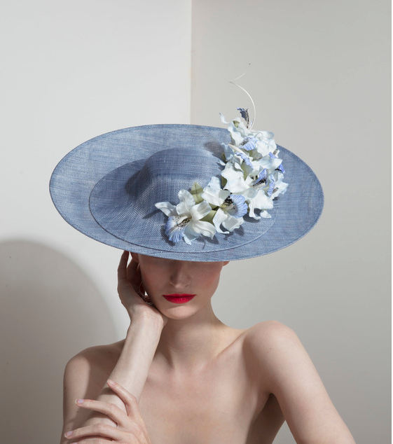 A haute couture hat by Philip Treacy