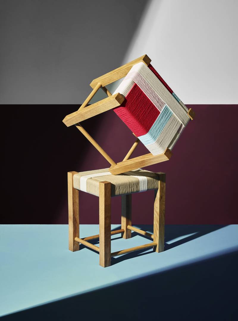 Jo Elbourne's wonderful woven furniture