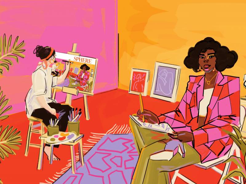 Sphere Magazine Cover by Niege Borges