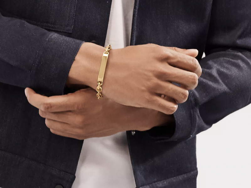 Tiffany Gold I-D Bracelet