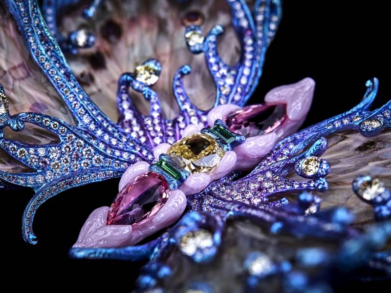 Christie’s exhibition Wallace Chan jewellery