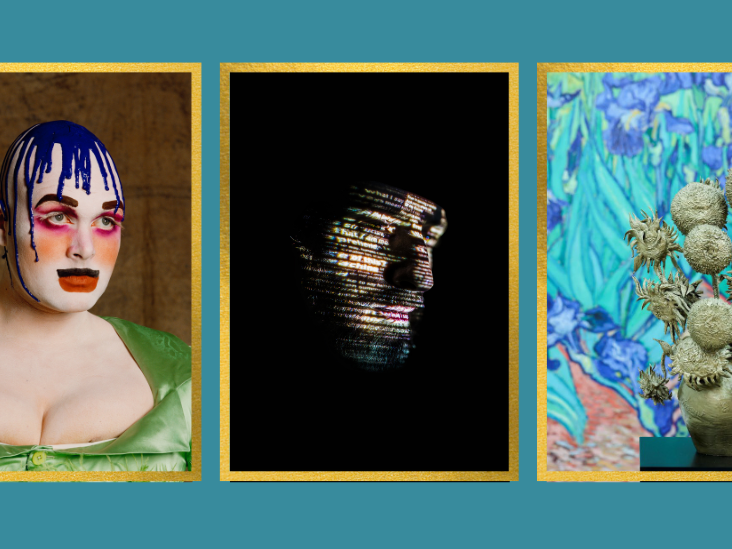 Banner featuring a selection of exhibitions closing at the end of August.