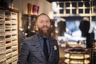 Head of design for Turnbull and Asser - Dean Gomilsek-Cole