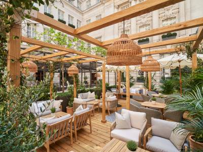 Villa Minuty Rosewood London - terrace