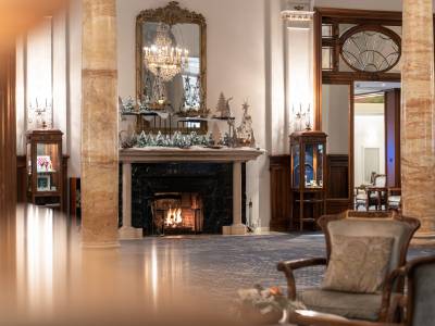 Fire at Fairmont, Christmas Market in Switzerland, Europe
